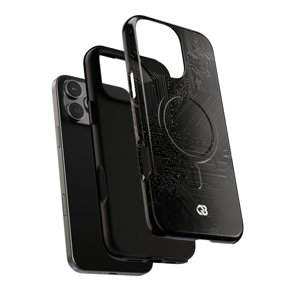 Obsidian Circuitry · Tough 2.0 Magnetic Phone Case for iPhone · Black