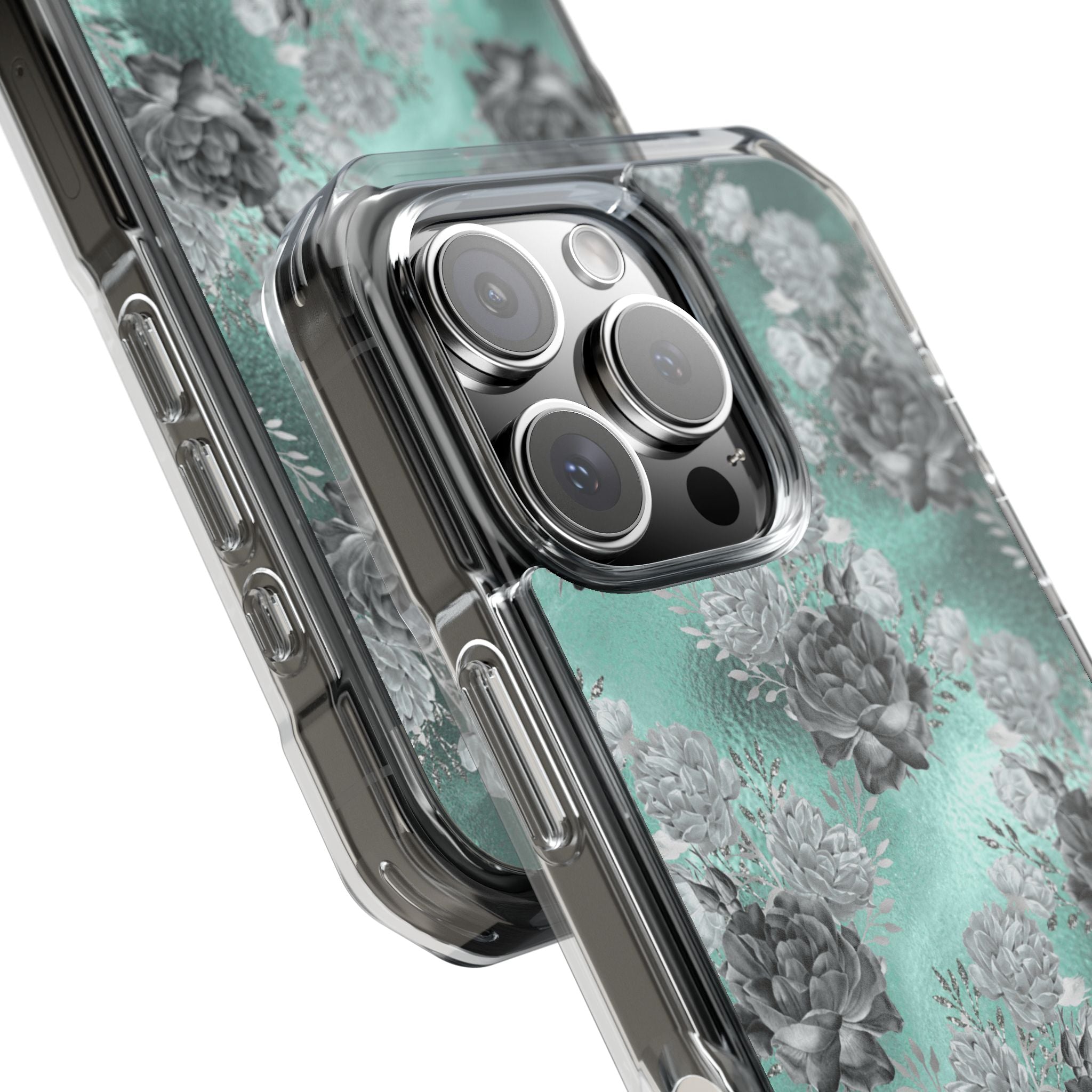 Frost Mint Floral · Impact Magsafe