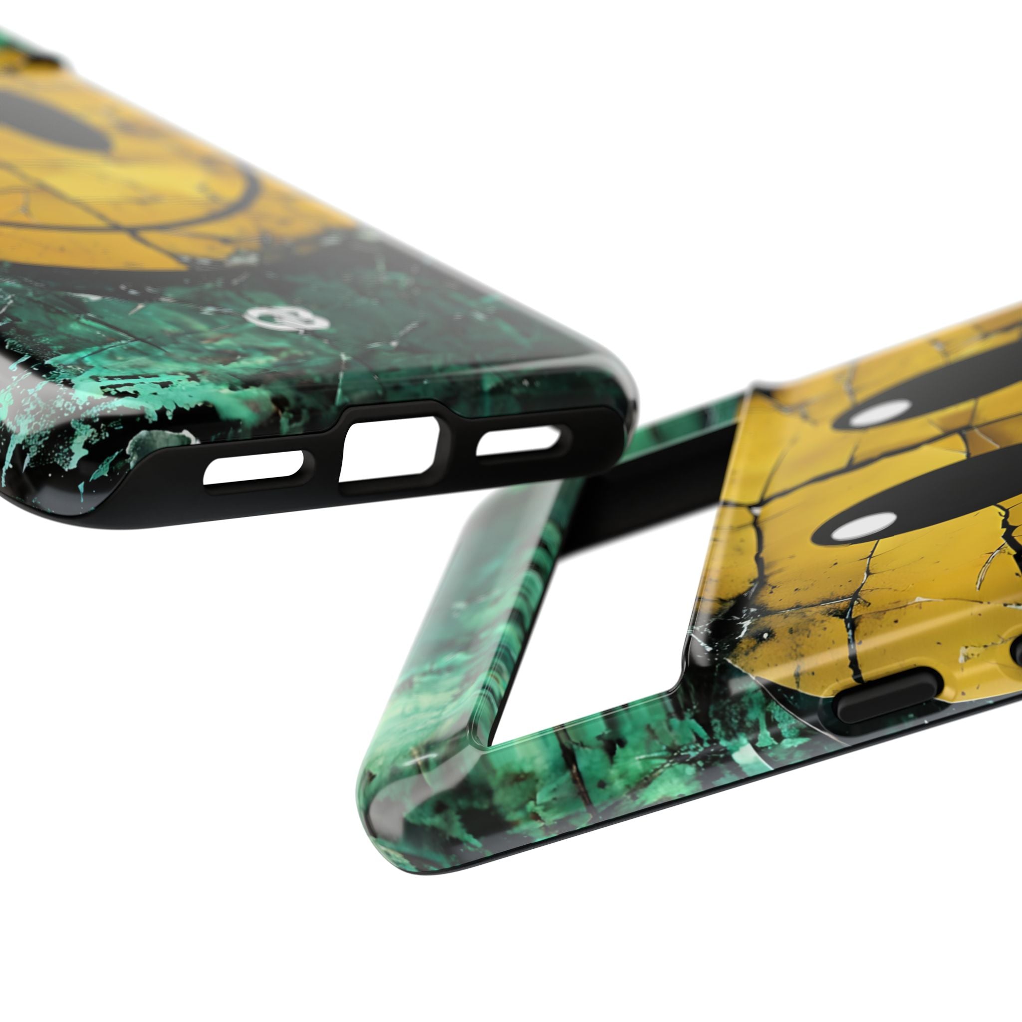 Fractured Yellow Grin · Tough Phone Case for Google Pixel