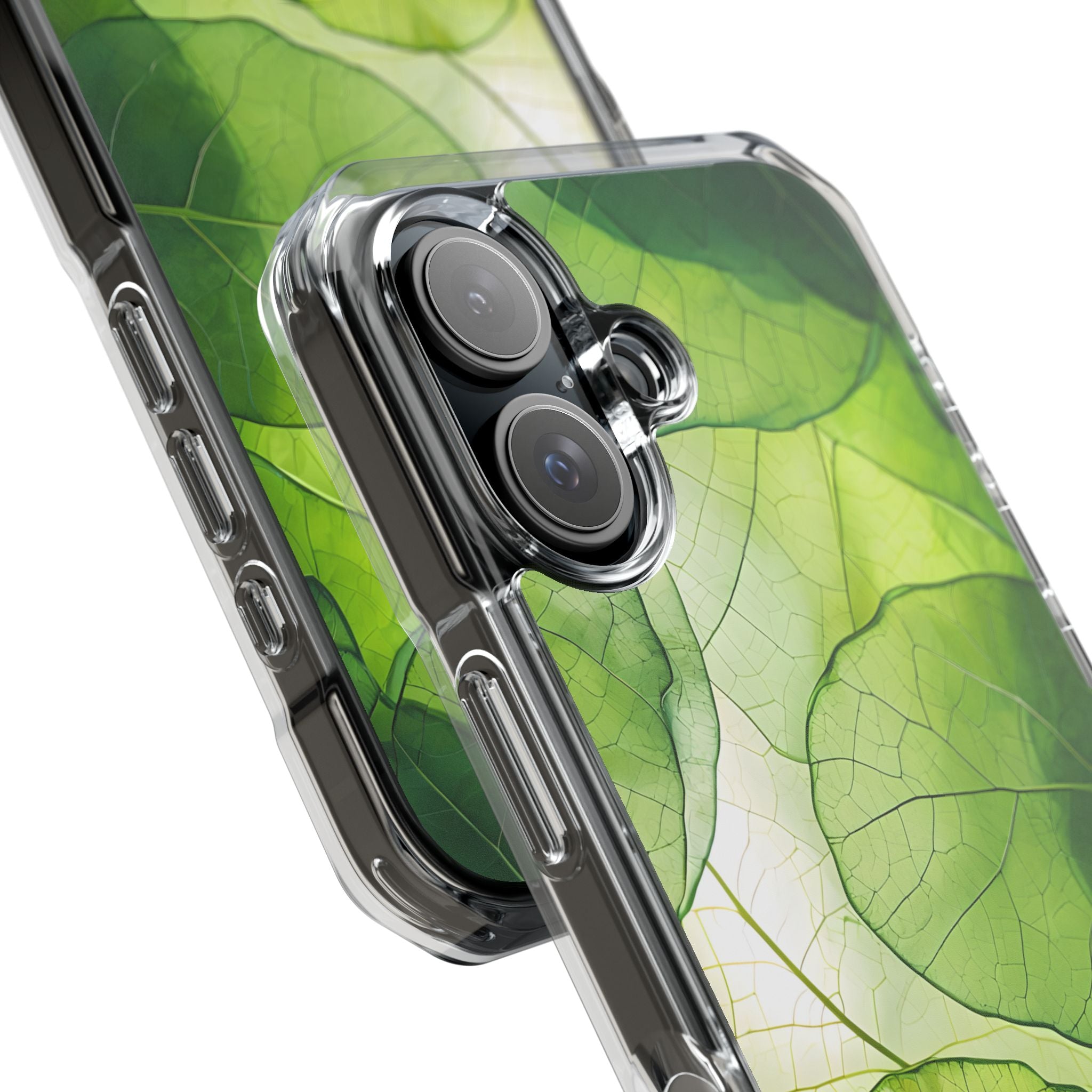 Emerald Leaf Veins · Impact Phone Case for iPhone · Magsafe
