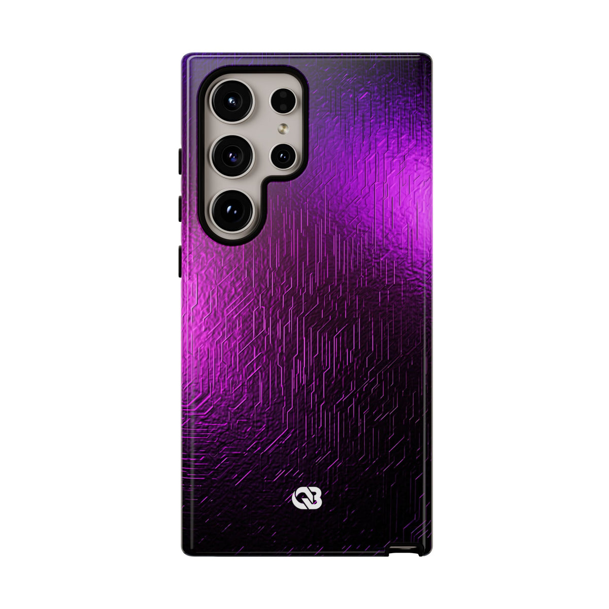 Violet Cyber Circuit · Tough Phone Case for Samsung · Purple