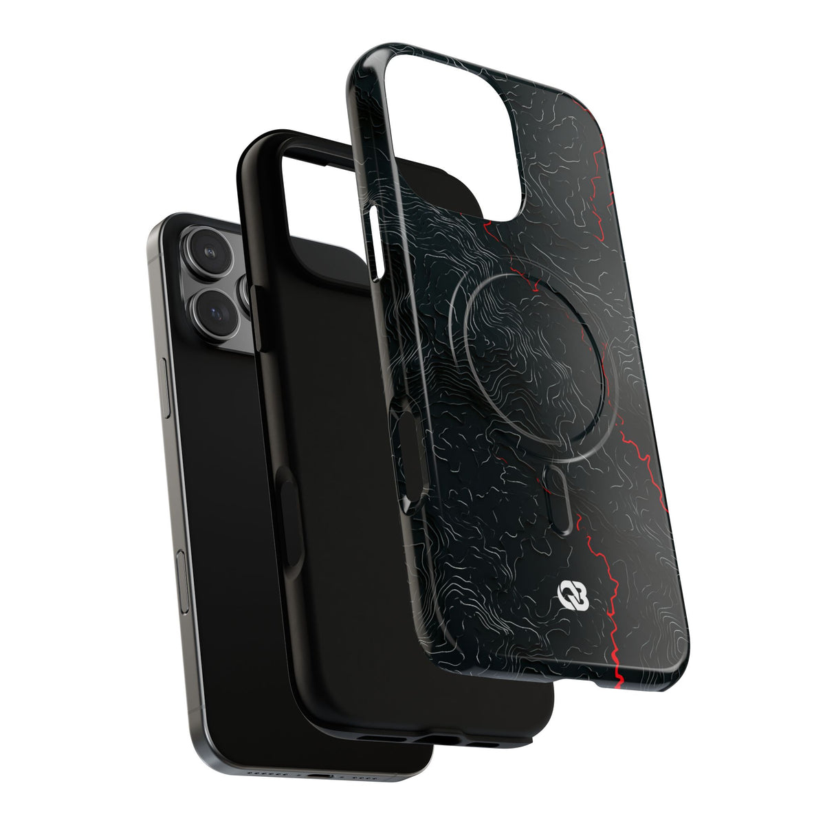 Crimson Rift · Tough 2.0 Magnetic Phone Case for iPhone · Black