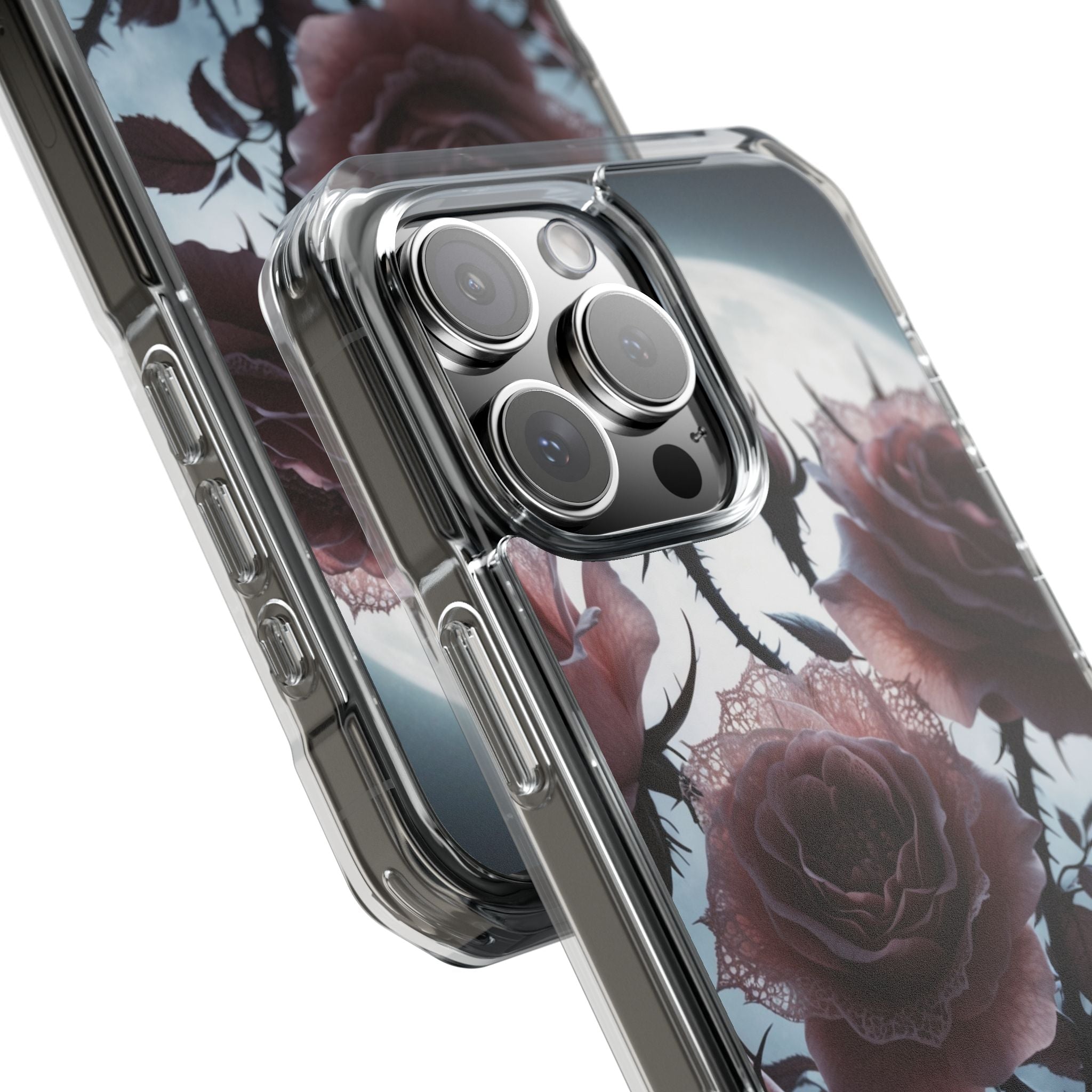 Lunar Lace Petals · Impact Coque de téléphone pour iPhone · Magsafe