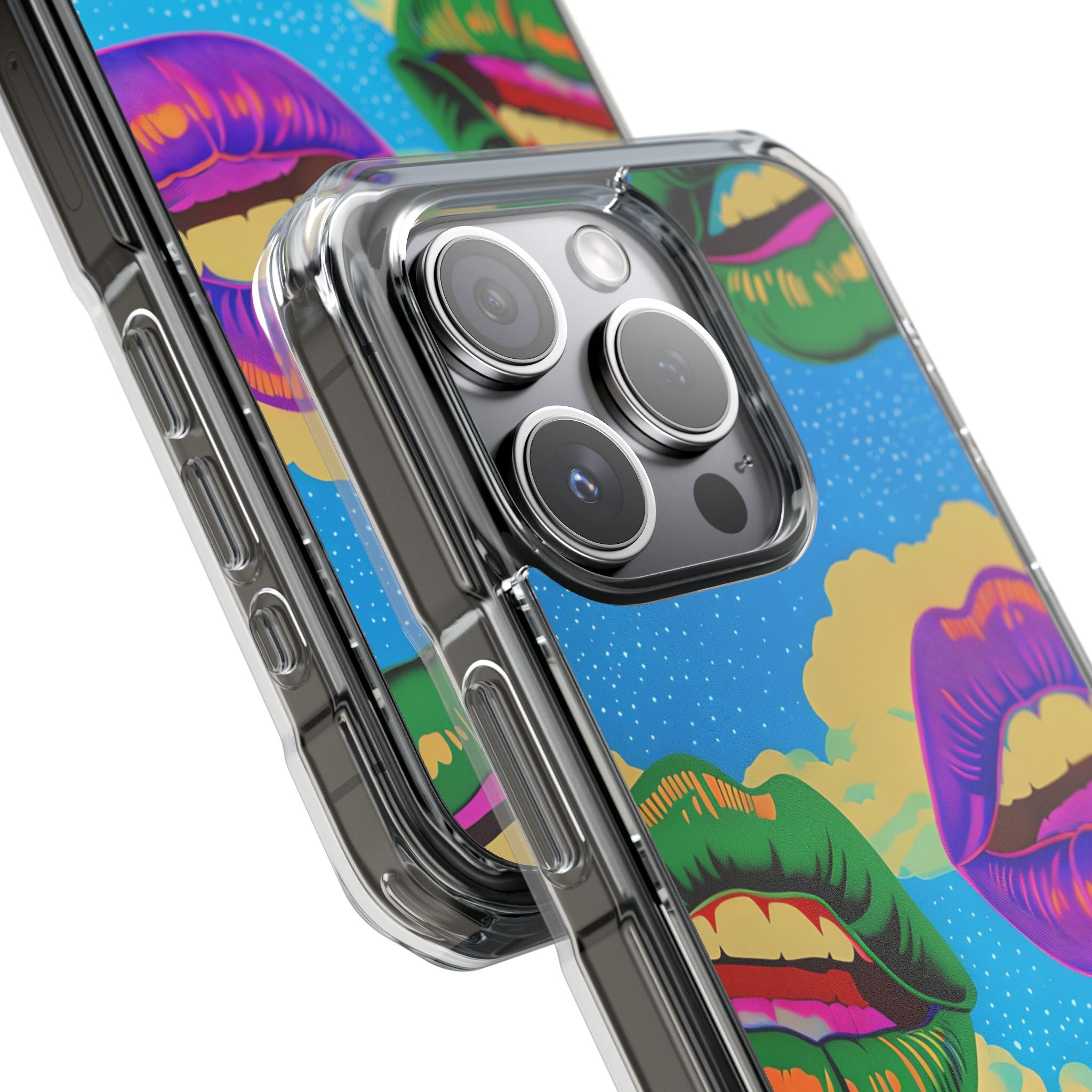 Kleurrijke Lipscape iPhone 15 Pro Case - Impact