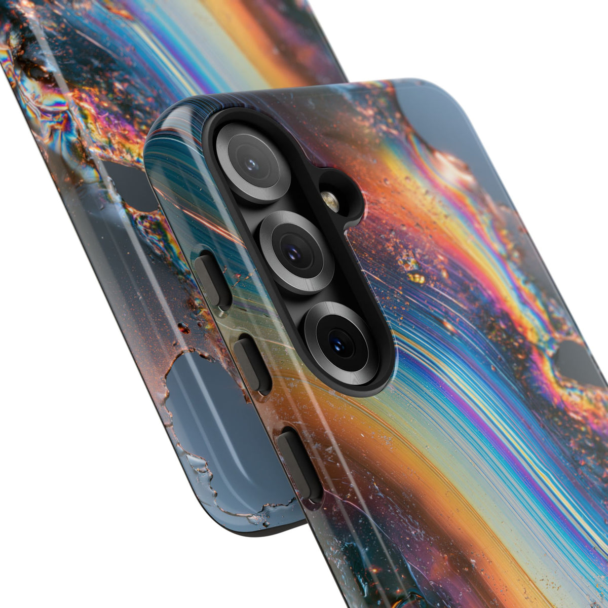 Prismatic Aura Flow · Tough Phone Case for Samsung · Blue