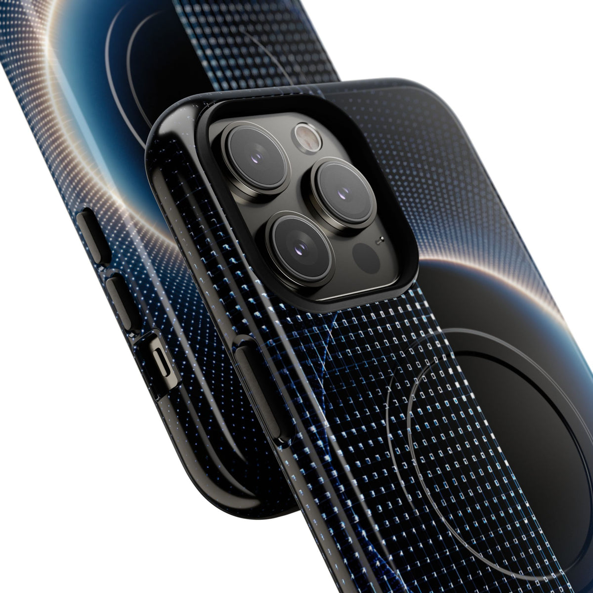 Luminous Meridian · Tough 2.0 Magnetic Phone Case for iPhone · Black