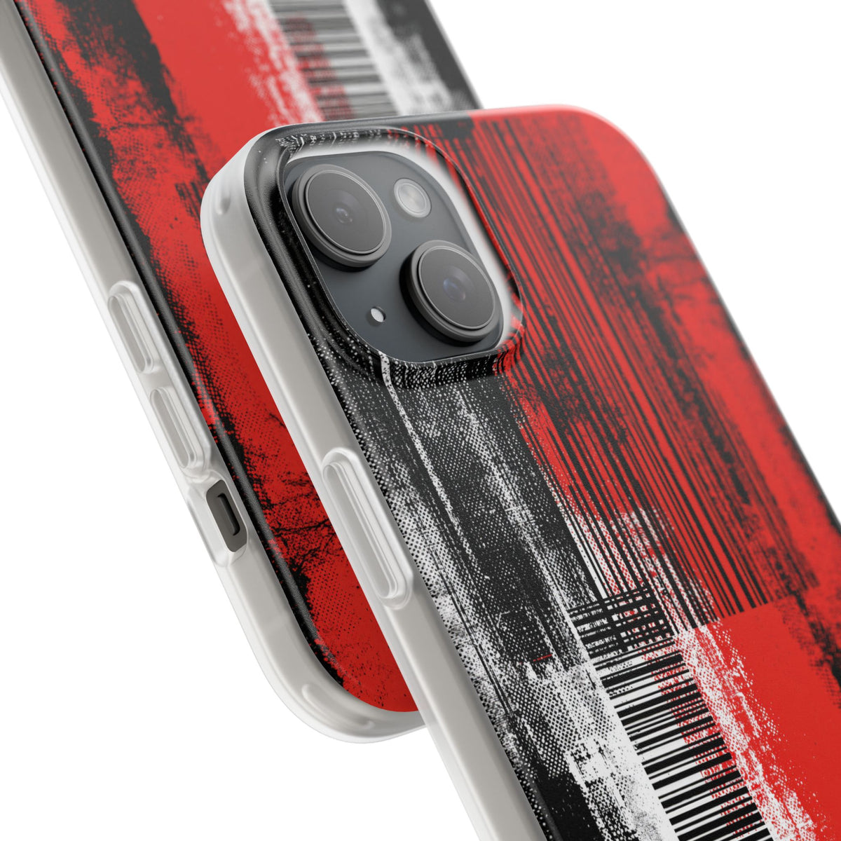 Distorted Barcode · Lite Phone Case for iPhone · Black