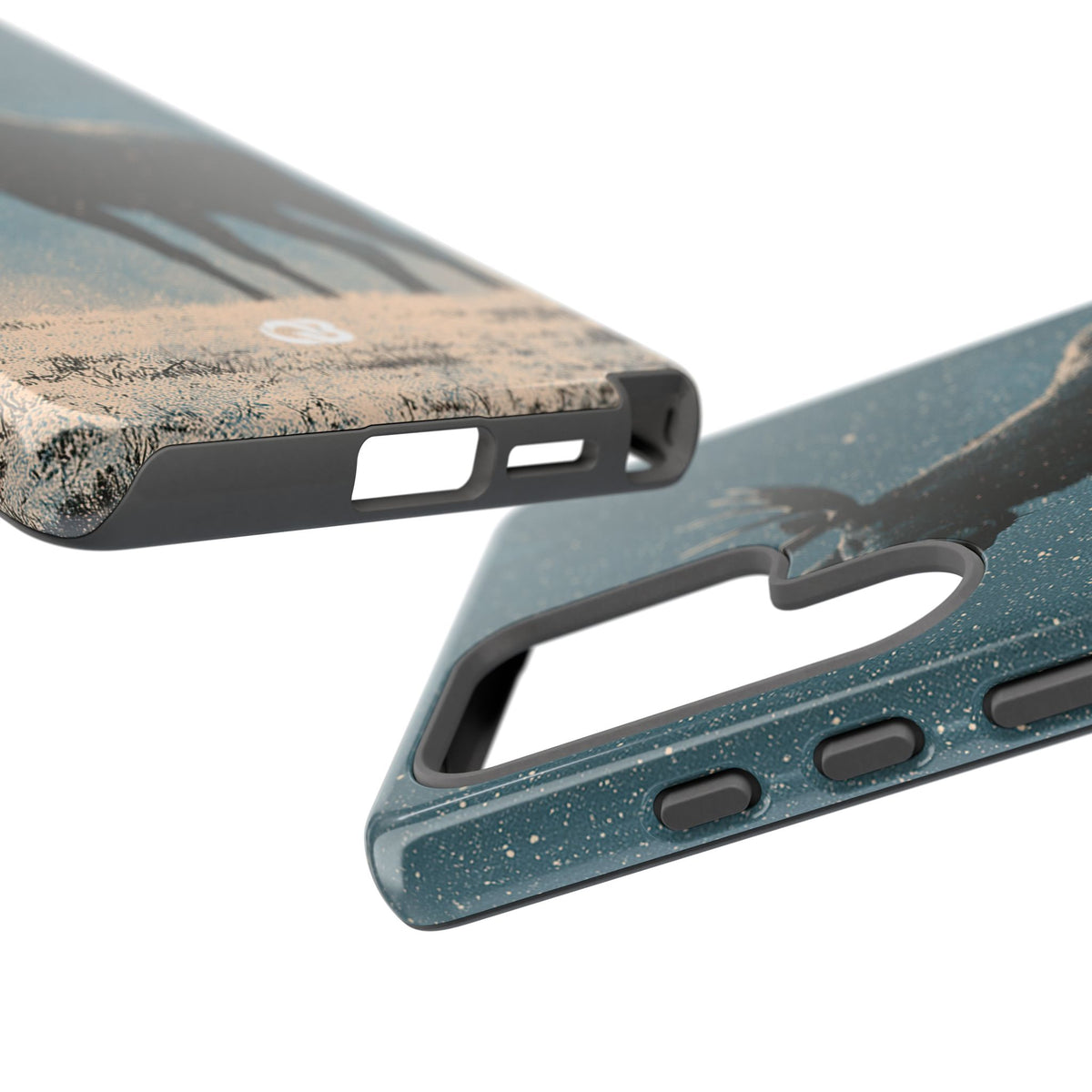 Nordic Boreal Moose · Tough Phone Case for Samsung · Blue