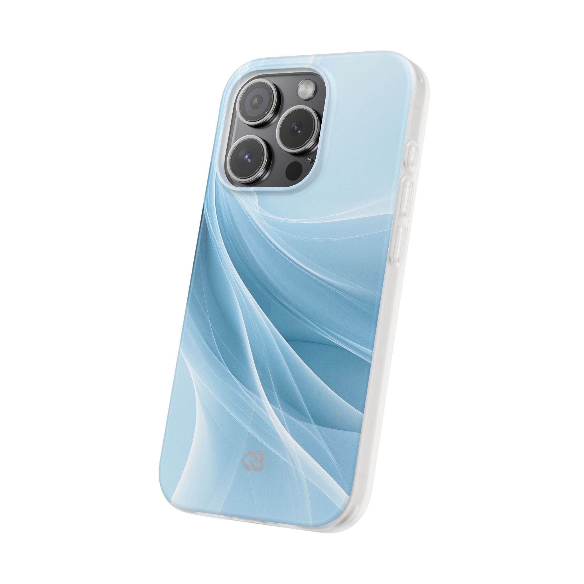 Blue Lite Phone Case for iPhone - Arctic Silk Drift