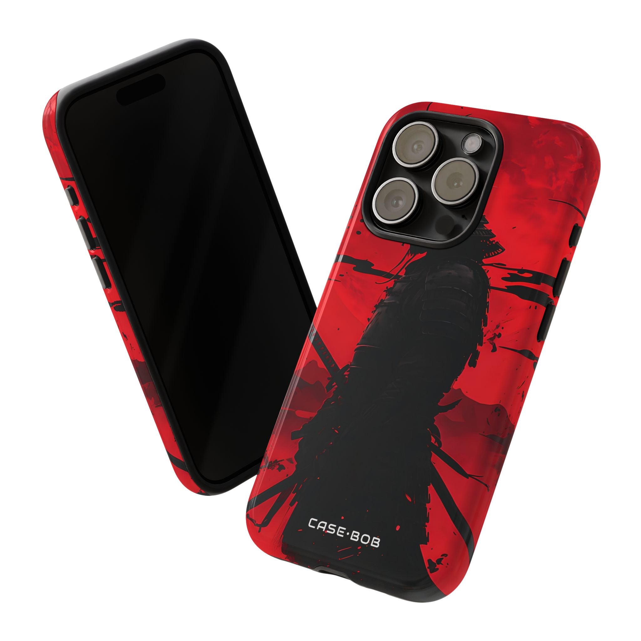 Crimson Samurai iPhone 15 Pro Case - Tough