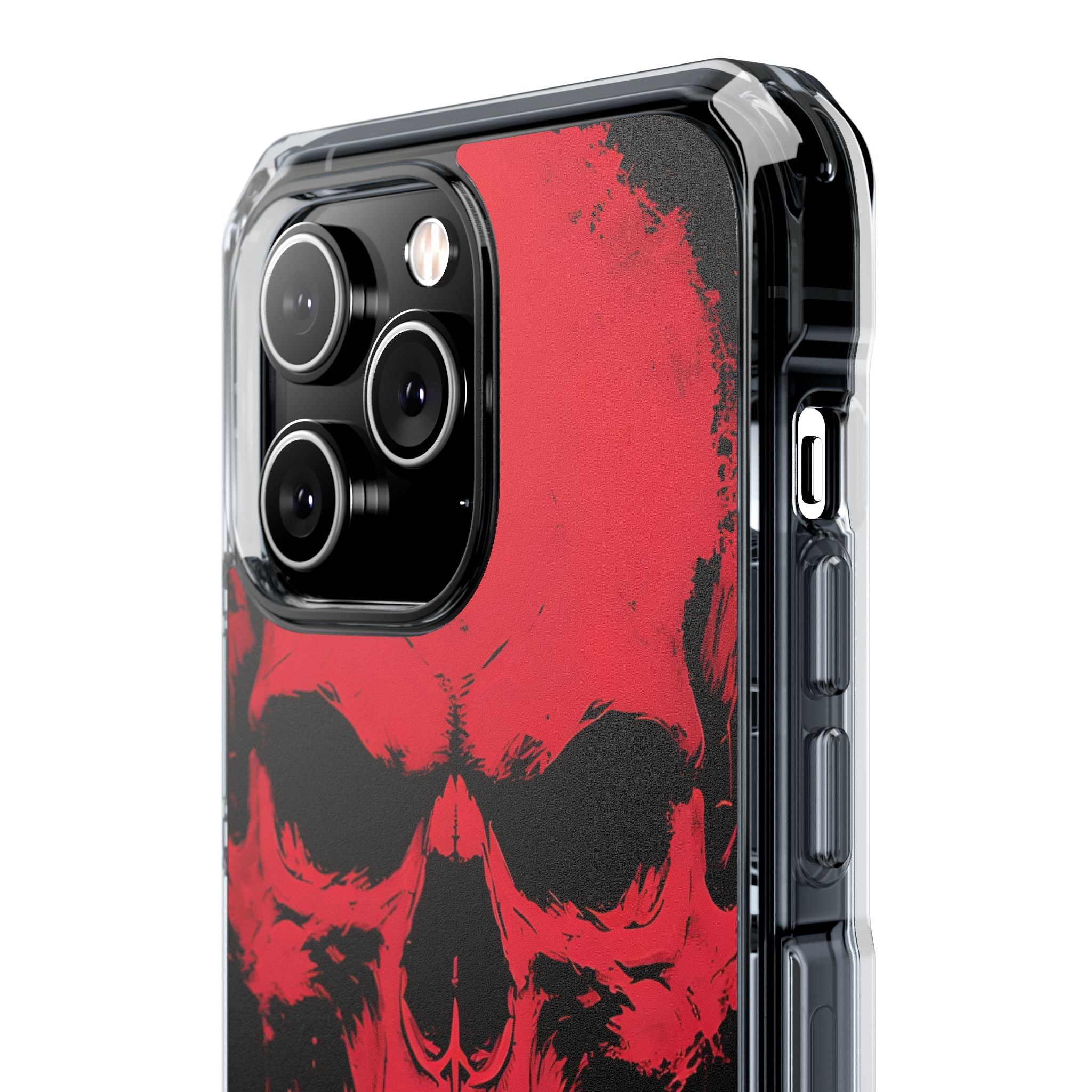 Crimson Street Skull · Impact Phone Case for iPhone · Magsafe