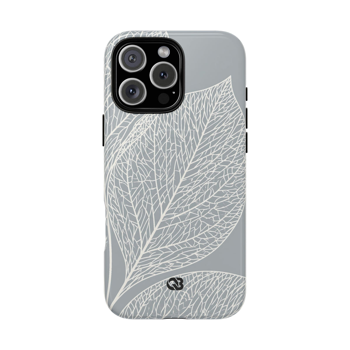 Minimal Leaf Skeleton · Tough 2.0 Magnetic Phone Case for iPhone · Grey