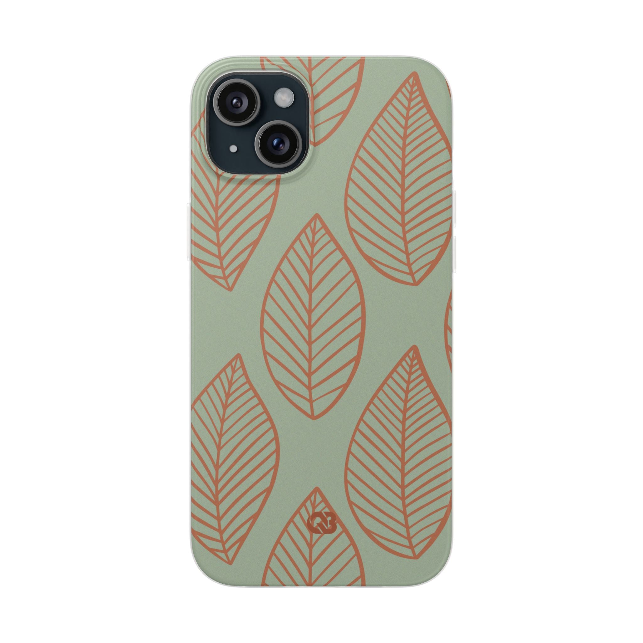 Sage Earth Leaves · Soft Phone Case for iPhone