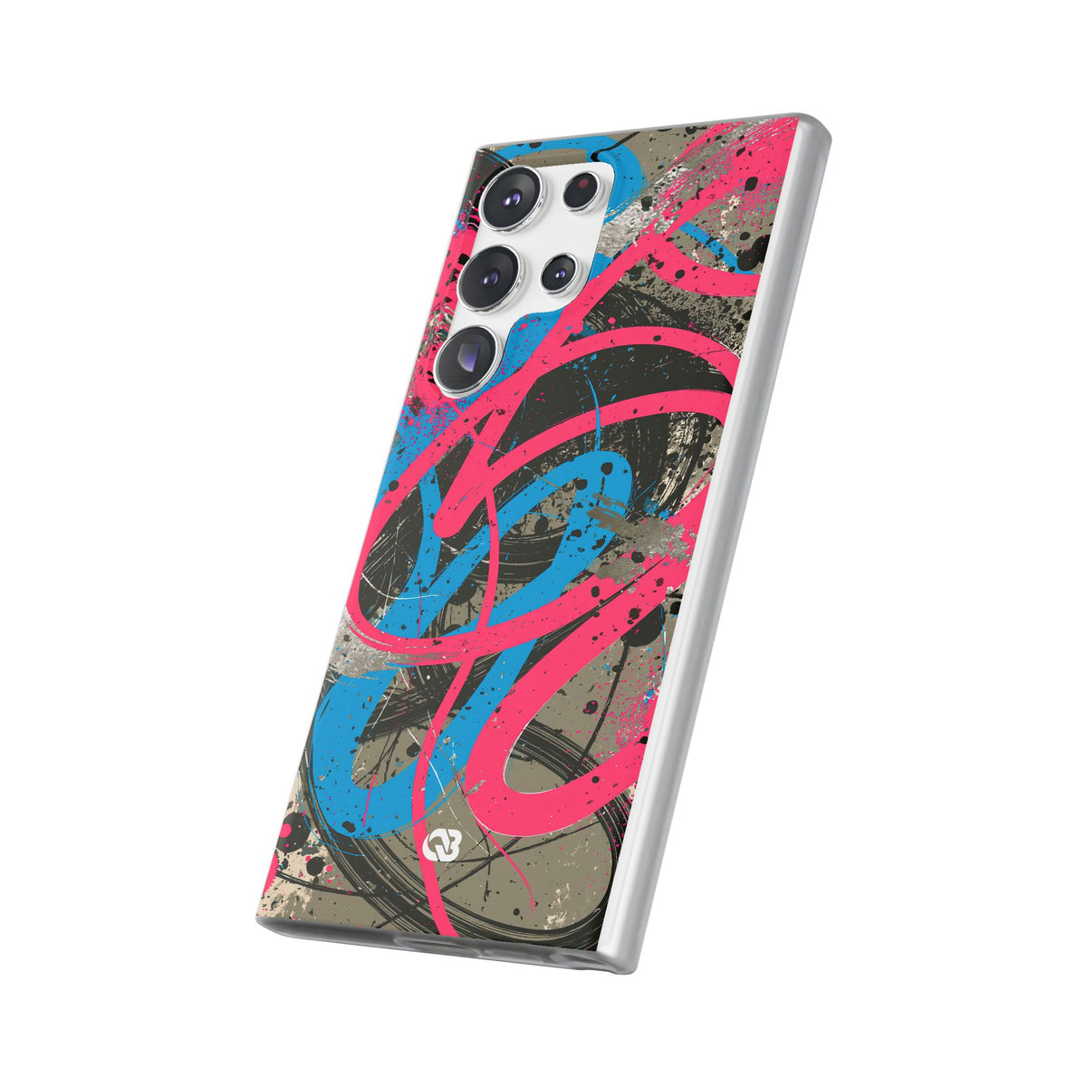 Cyber Splatter Flow · Lite Phone Case for Samsung · Pink