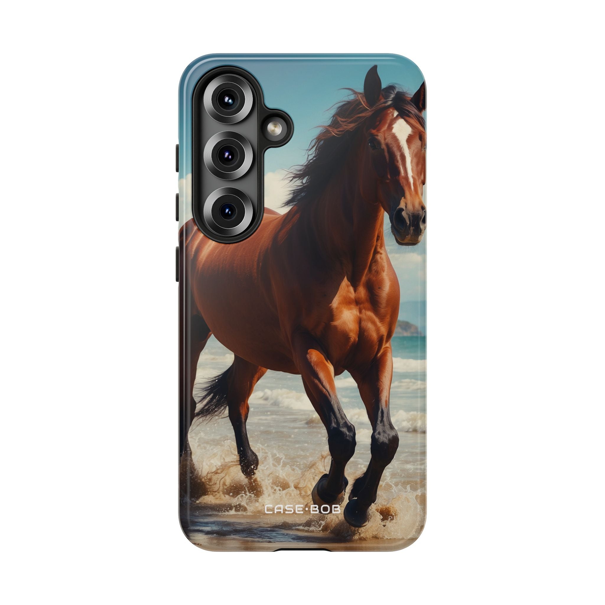 Flammendes Pferd Samsung S25 Case - Tough