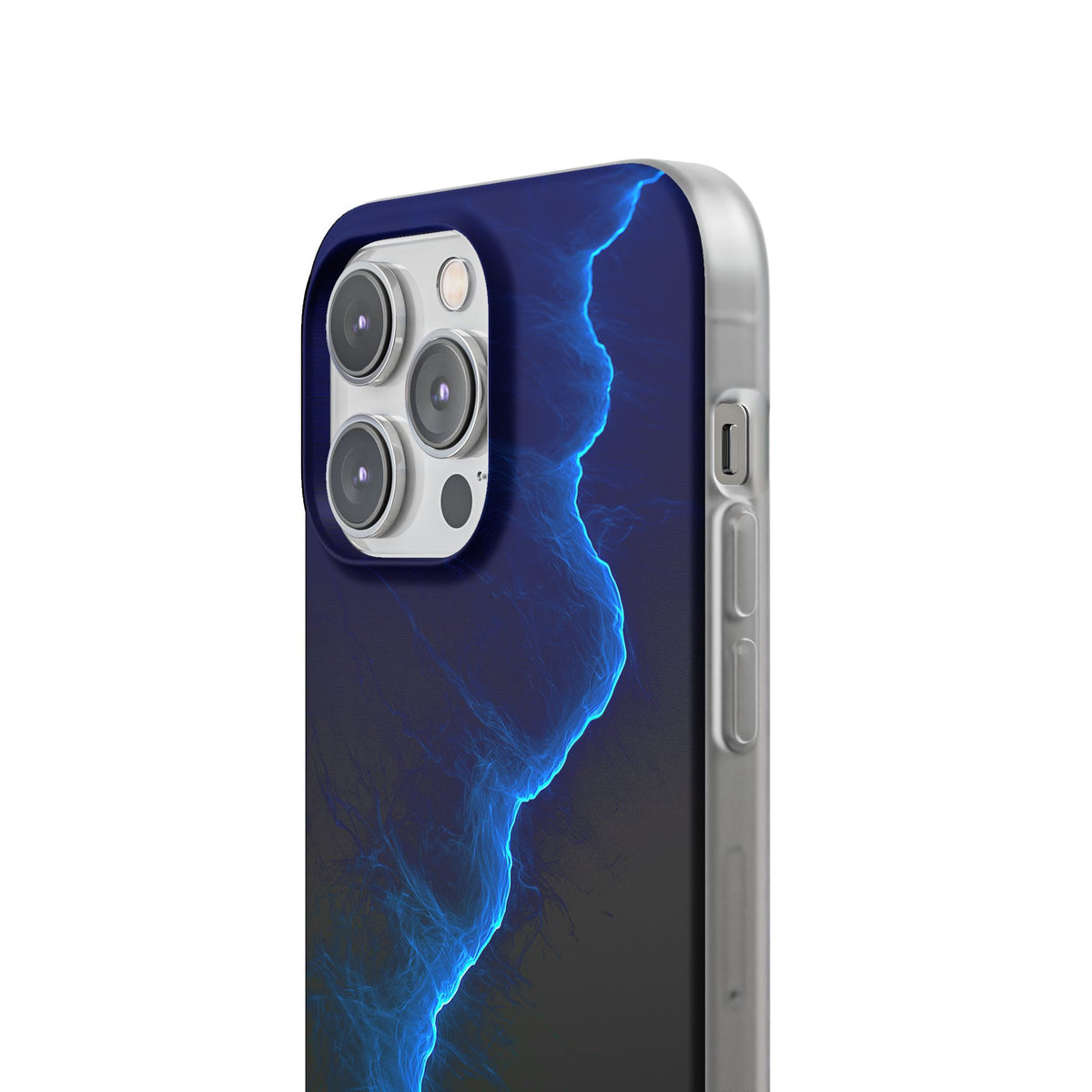 Electric Azure Drift · Lite Phone Case for iPhone · Blue