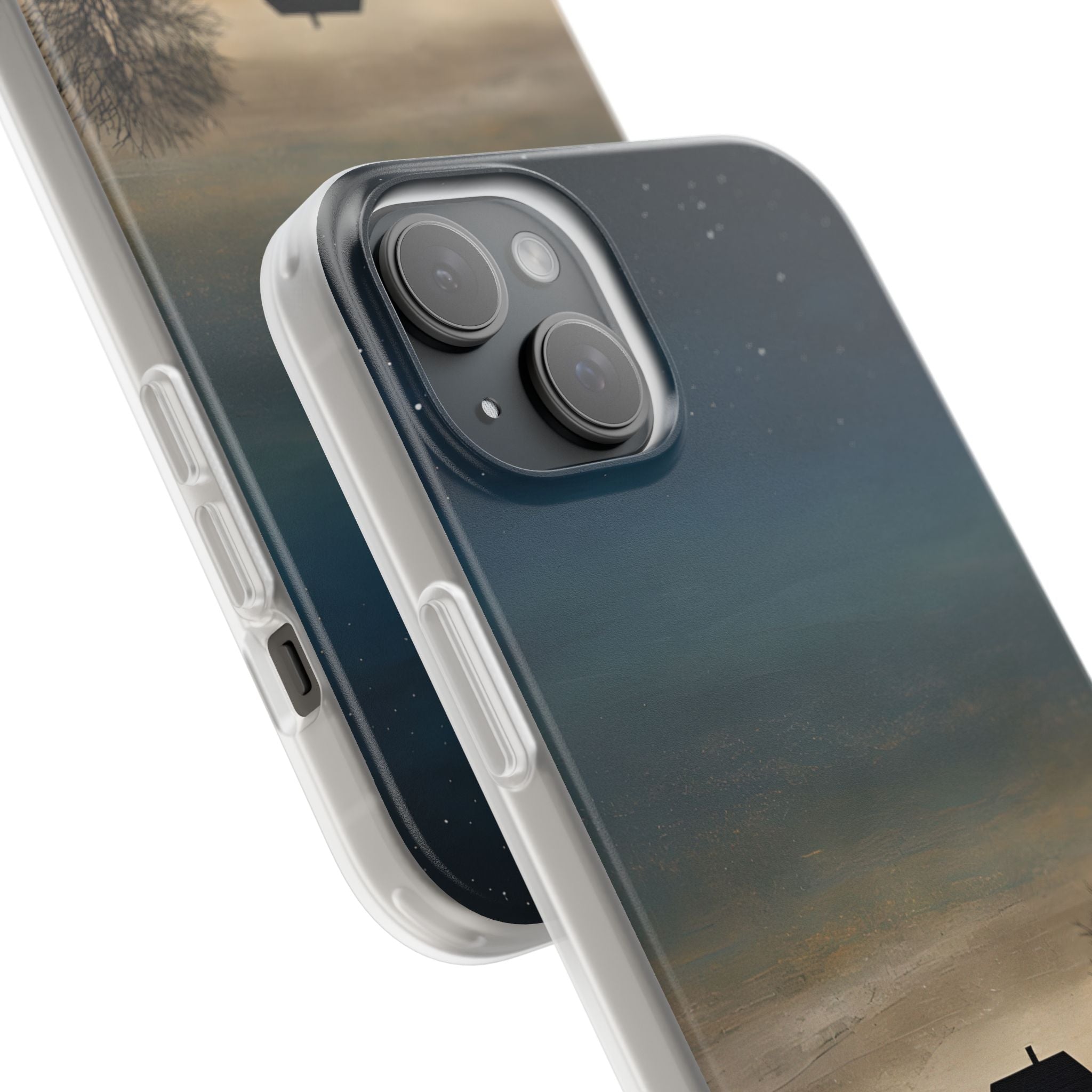 Midnight Cabin Glow · Soft Phone Case for iPhone