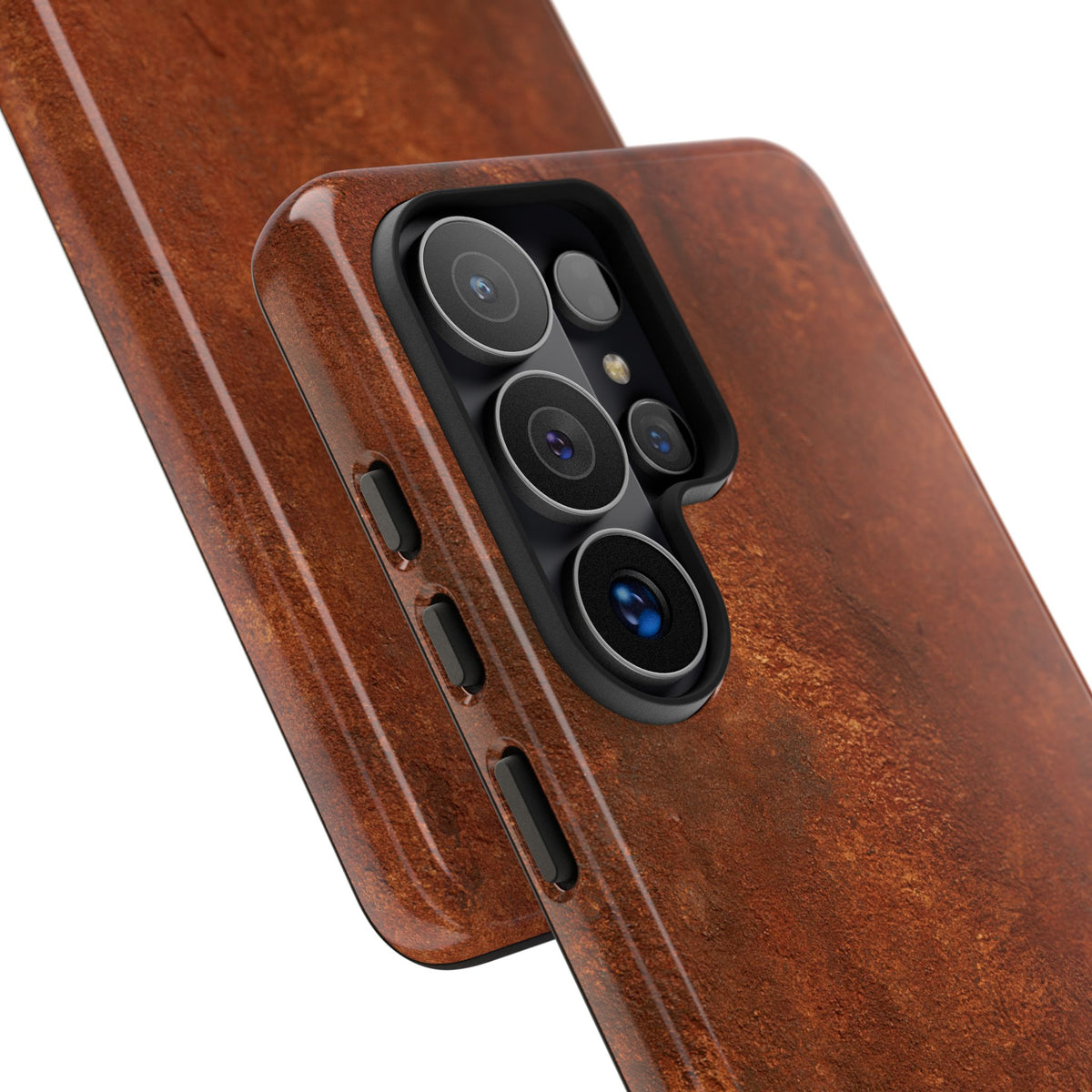 Orange Tough Phone Case for Samsung - Oxidized Iron Crust