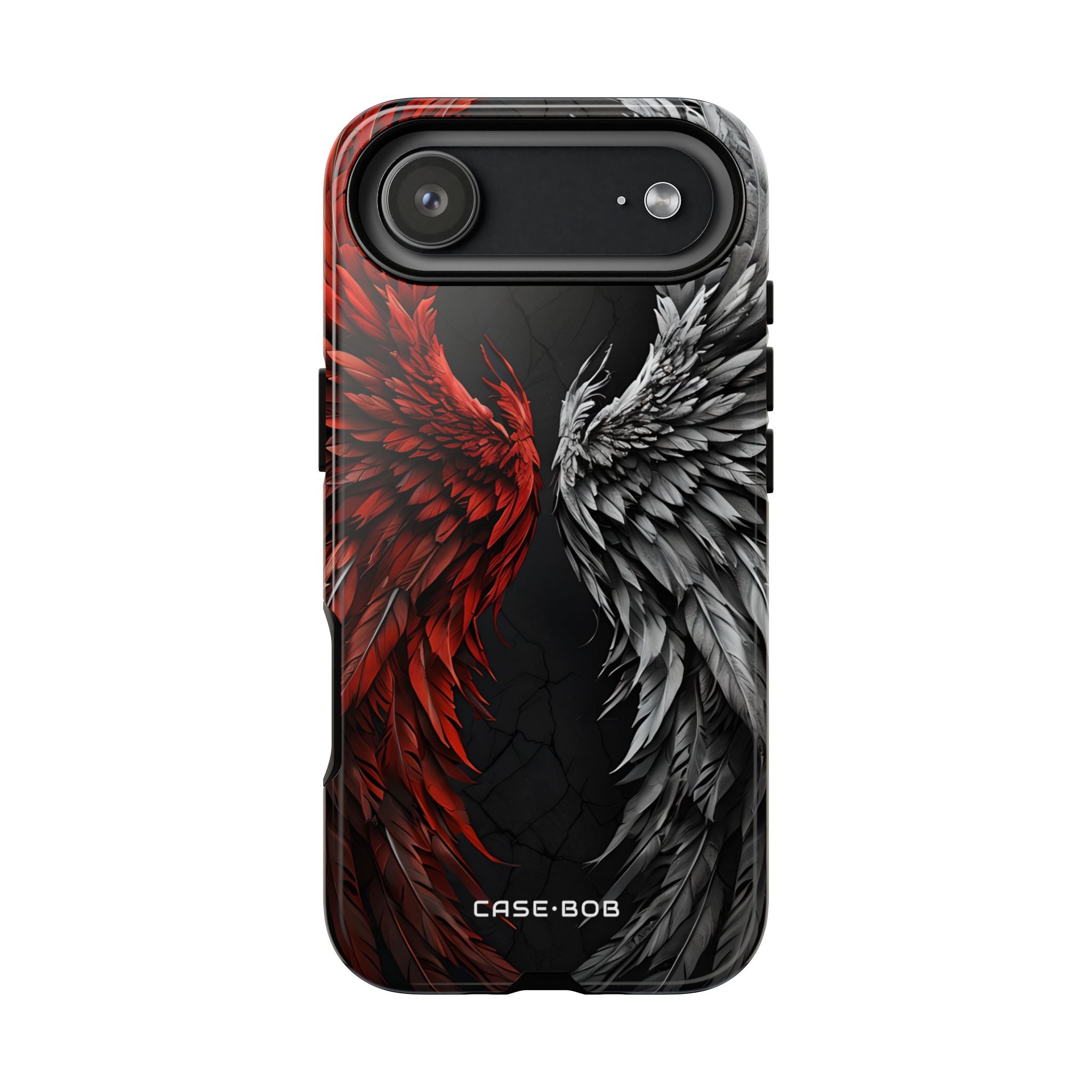 Crimson White Wings iPhone 17 Air Case - Tough - CASE•BOB