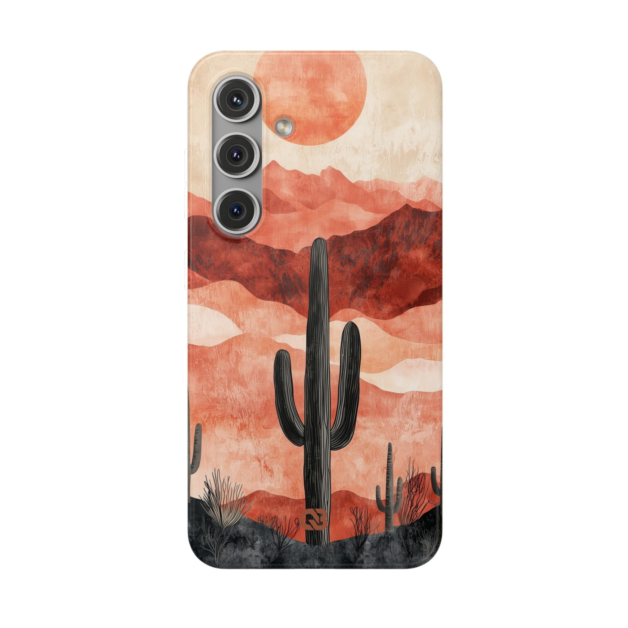 Terracotta Desert Sun · Soft Phone Case for Samsung