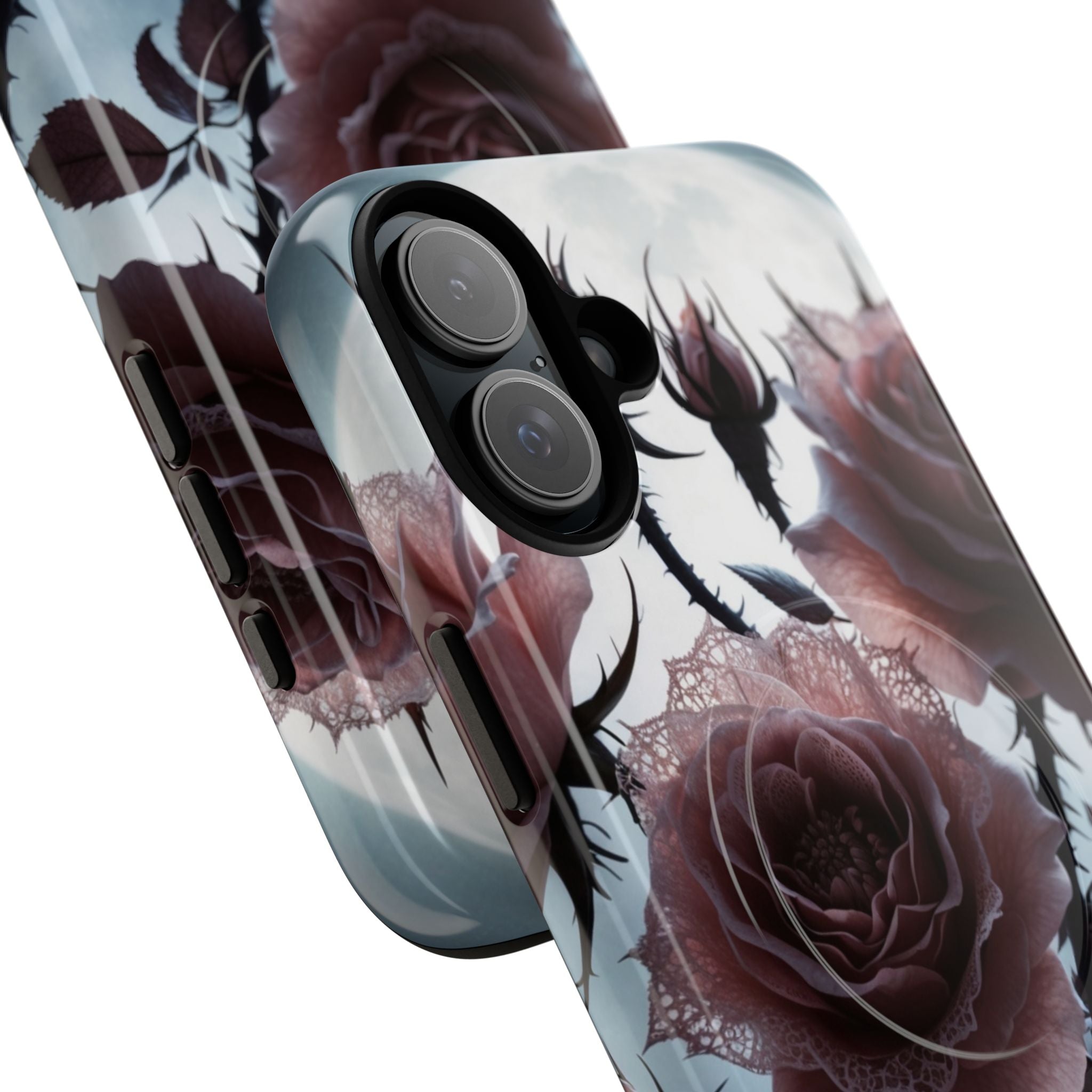 Lunar Lace Petals · Tough+ Handyhülle für iPhone · Magsafe