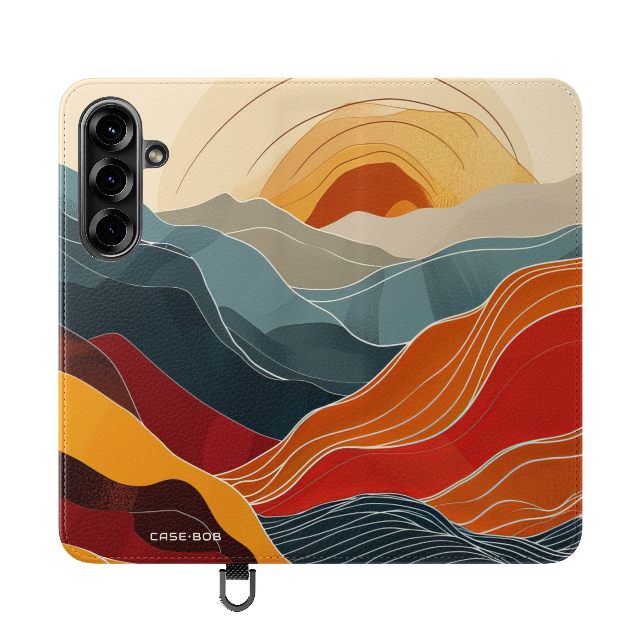Crimson Hills - Samsung S25 Case - Lompakko