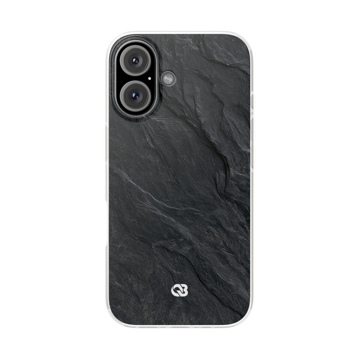 Dark Slate Strata · Lite Phone Case for iPhone · Black