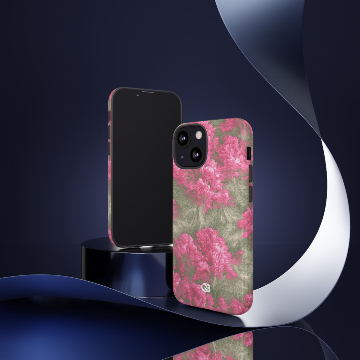 Digital Blossom · Tough Phone Case for iPhone · Pink