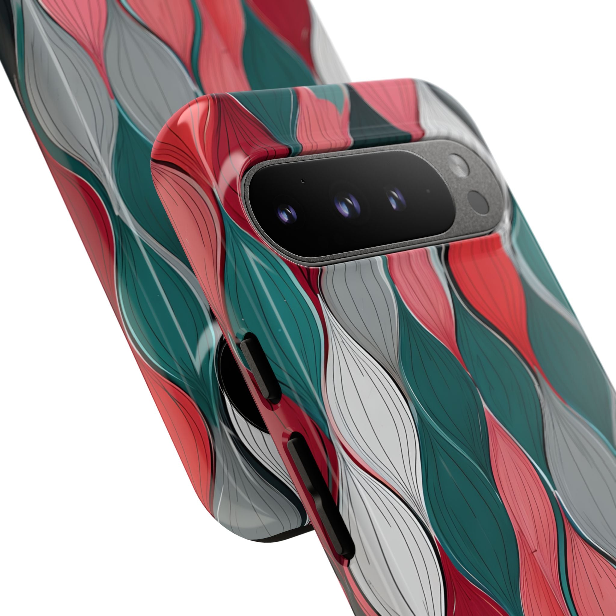 Leaf Cascade Teal Google Pixel 9 Pro XL Case - Tough