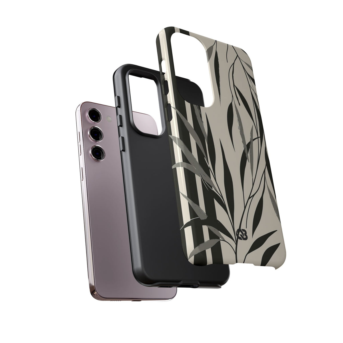 Linear Willow Study · Tough Phone Case for Samsung · Beige