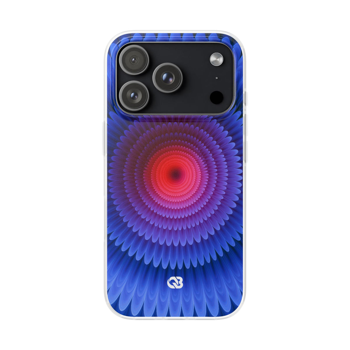 Radial Spectrum Bloom · Lite Phone Case for iPhone · Blue