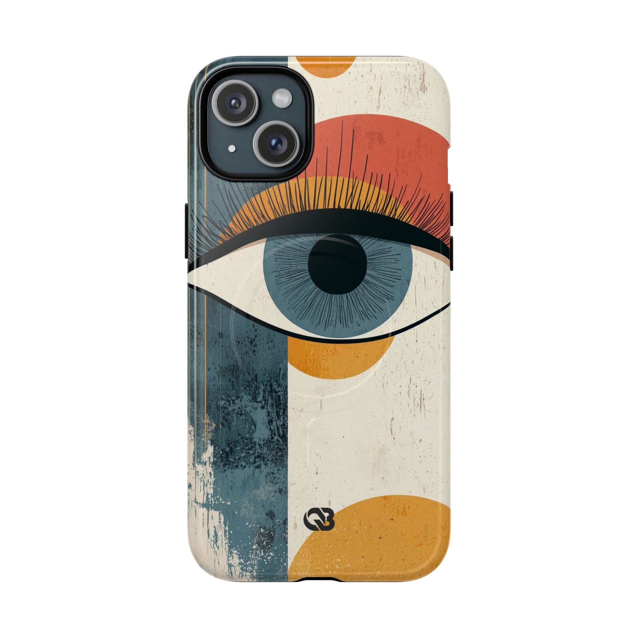 Distressed Azure Ocular · Tough+ Phone Case for iPhone · Magsafe