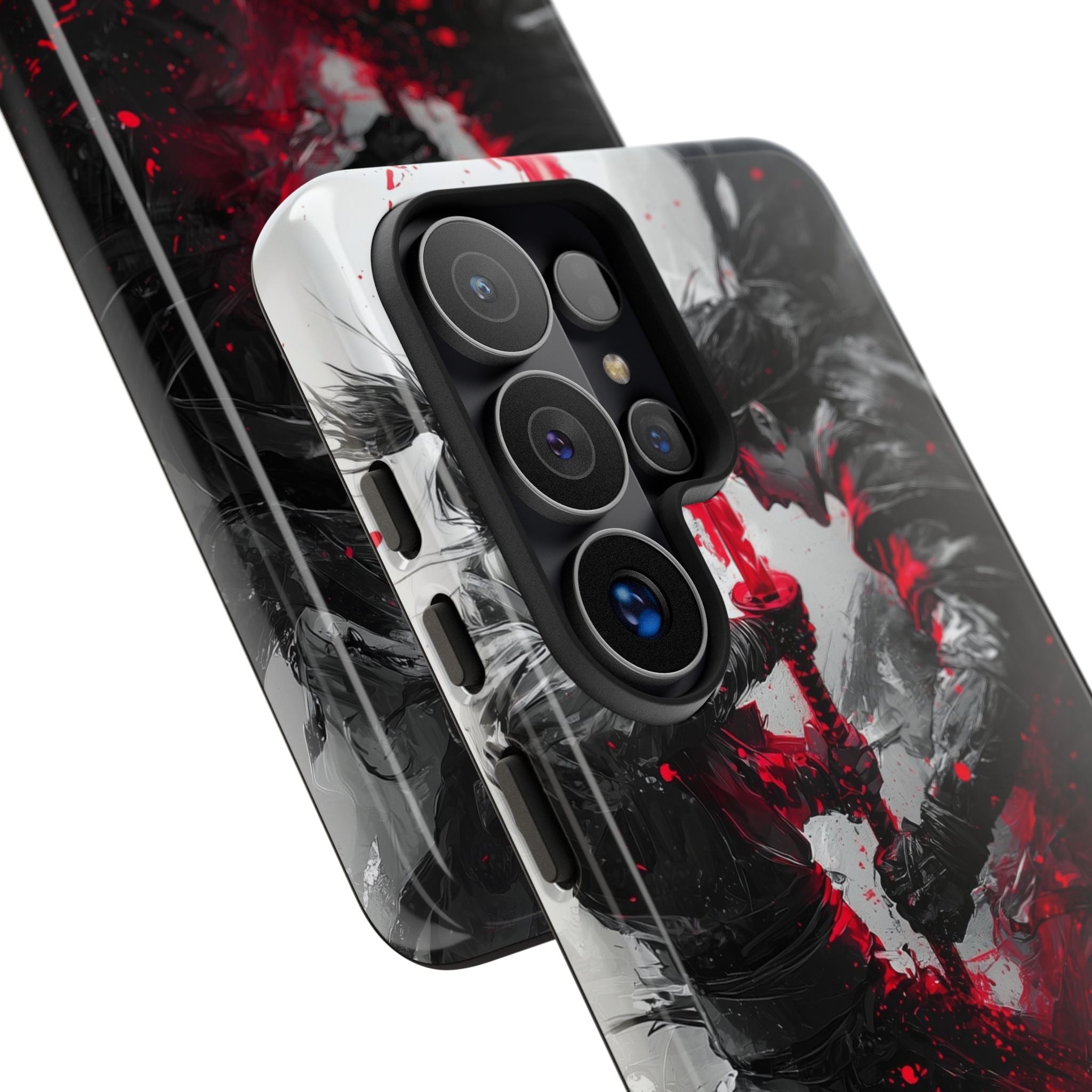 Shattered Crimson Duel · Tough Phone Case for Samsung