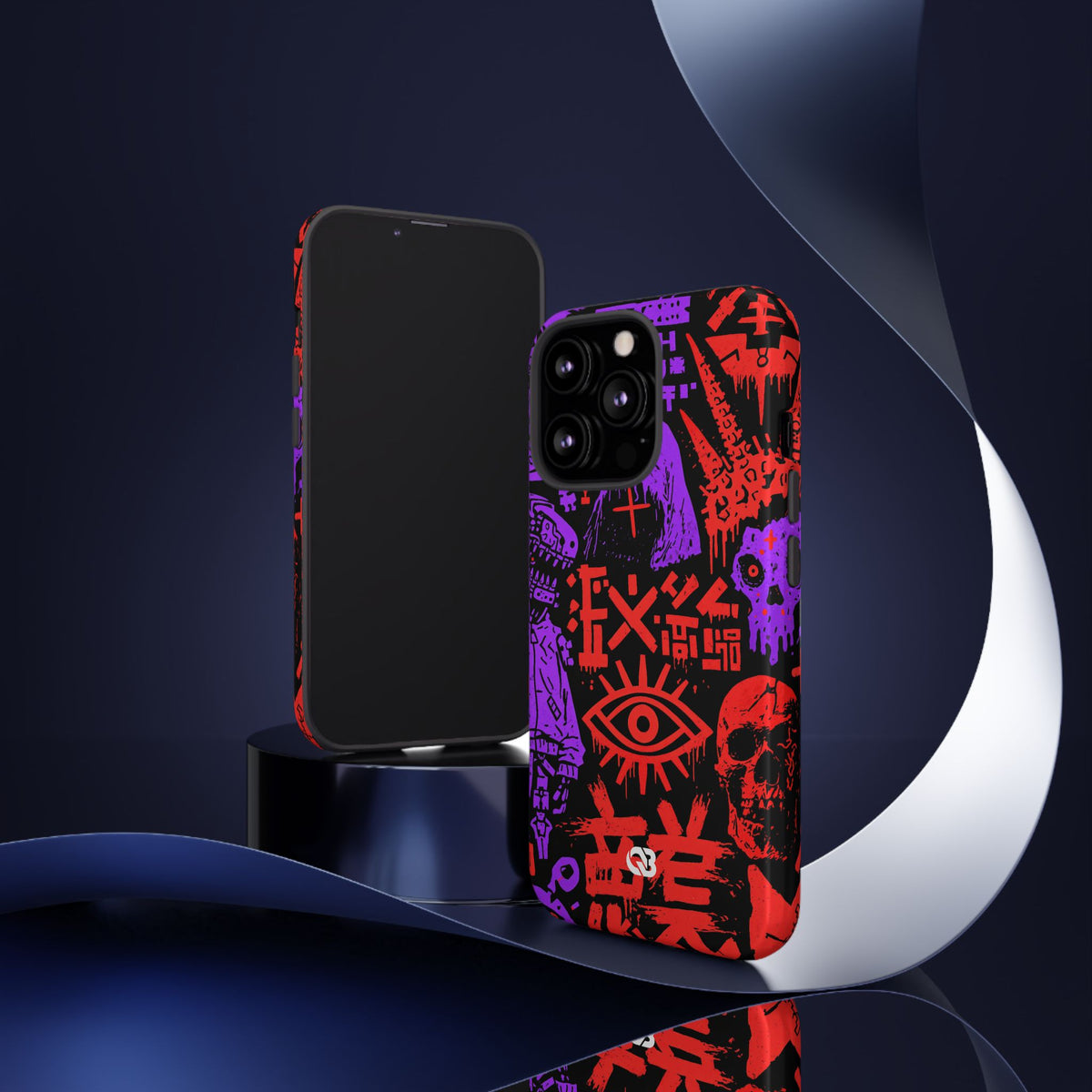 Underground Cyber Glyphs · Tough Phone Case for iPhone · Black