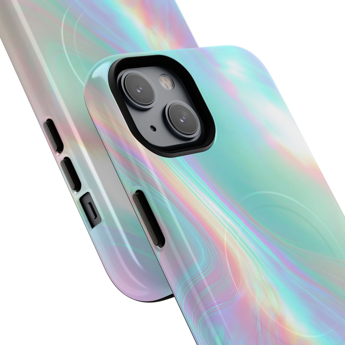 Prismatic Liquid Light · Tough 2.0 Magnetic Phone Case for iPhone · Teal