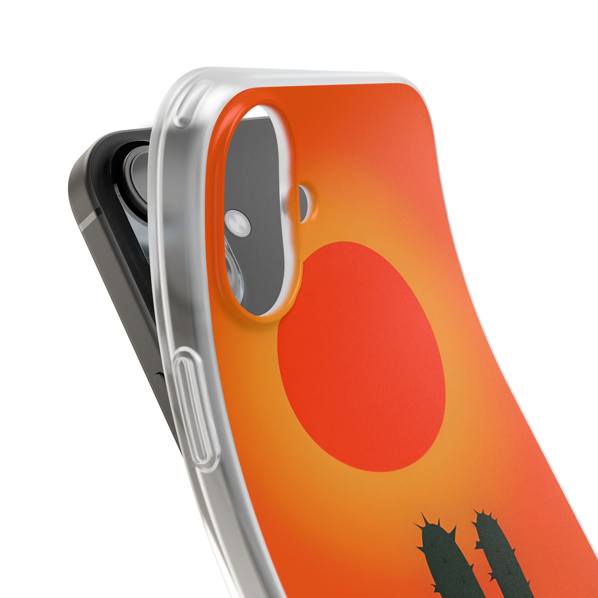 Scorched Saguaro Sunset · Soft Phone Case for iPhone