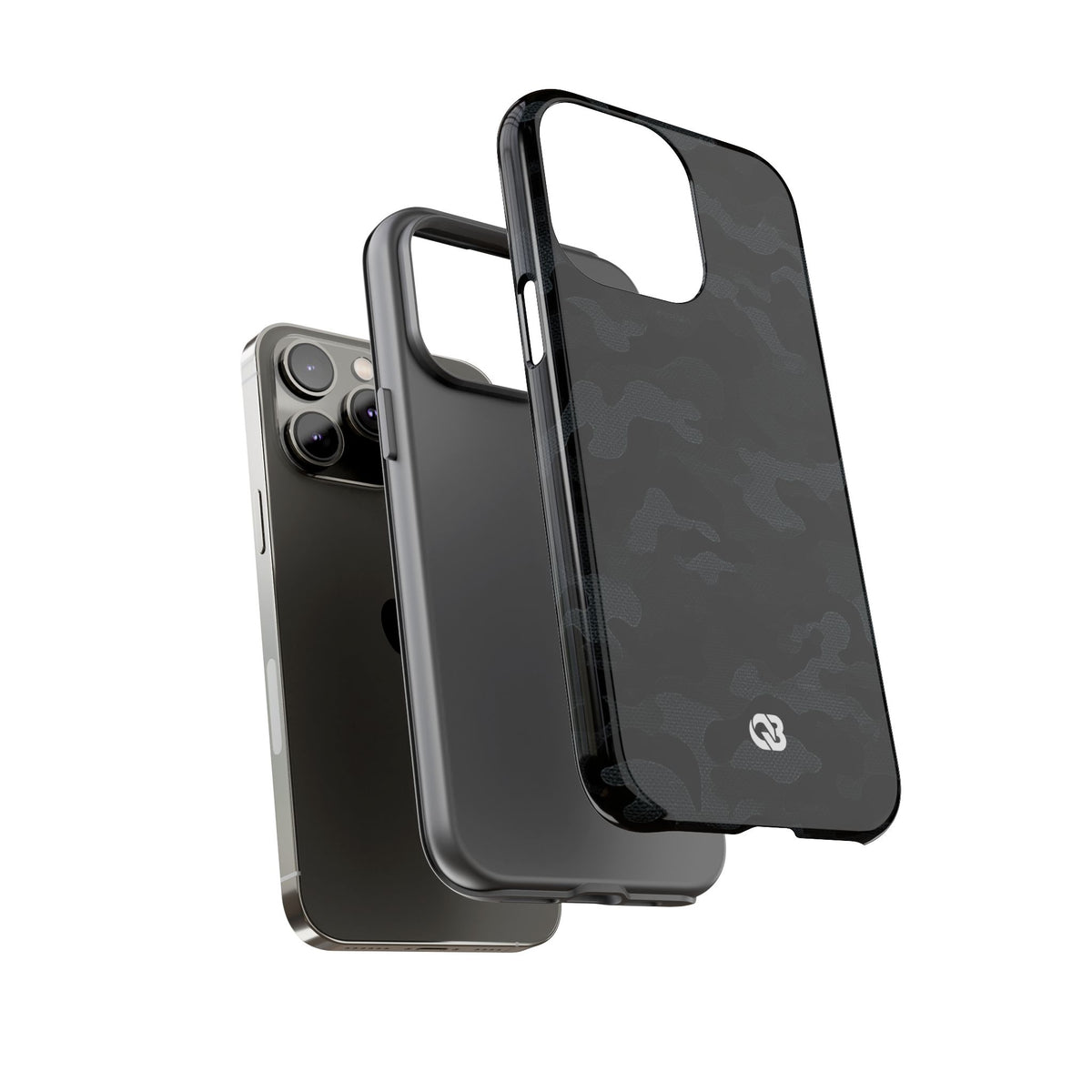 Blackout Urban Camo · Tough Phone Case for iPhone · Black