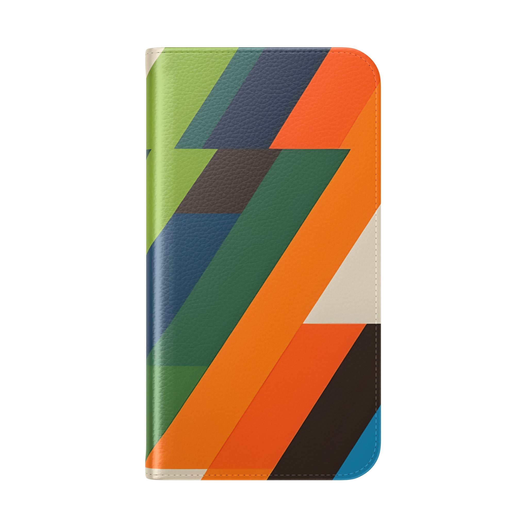 Zigzag Stripes - iPhone 15 Case - Wallet