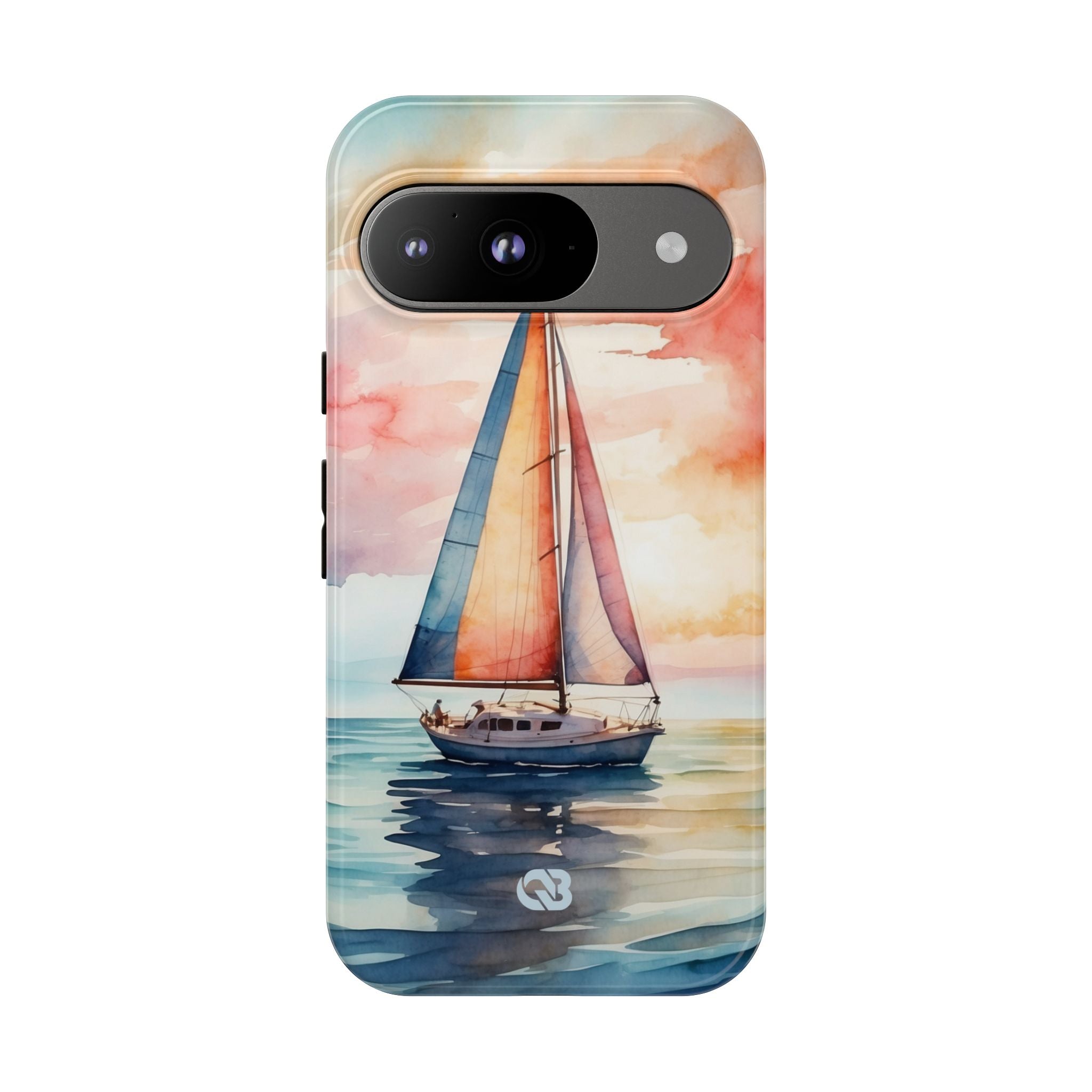 Crimson Horizon Sail · Tough Phone Case for Google Pixel