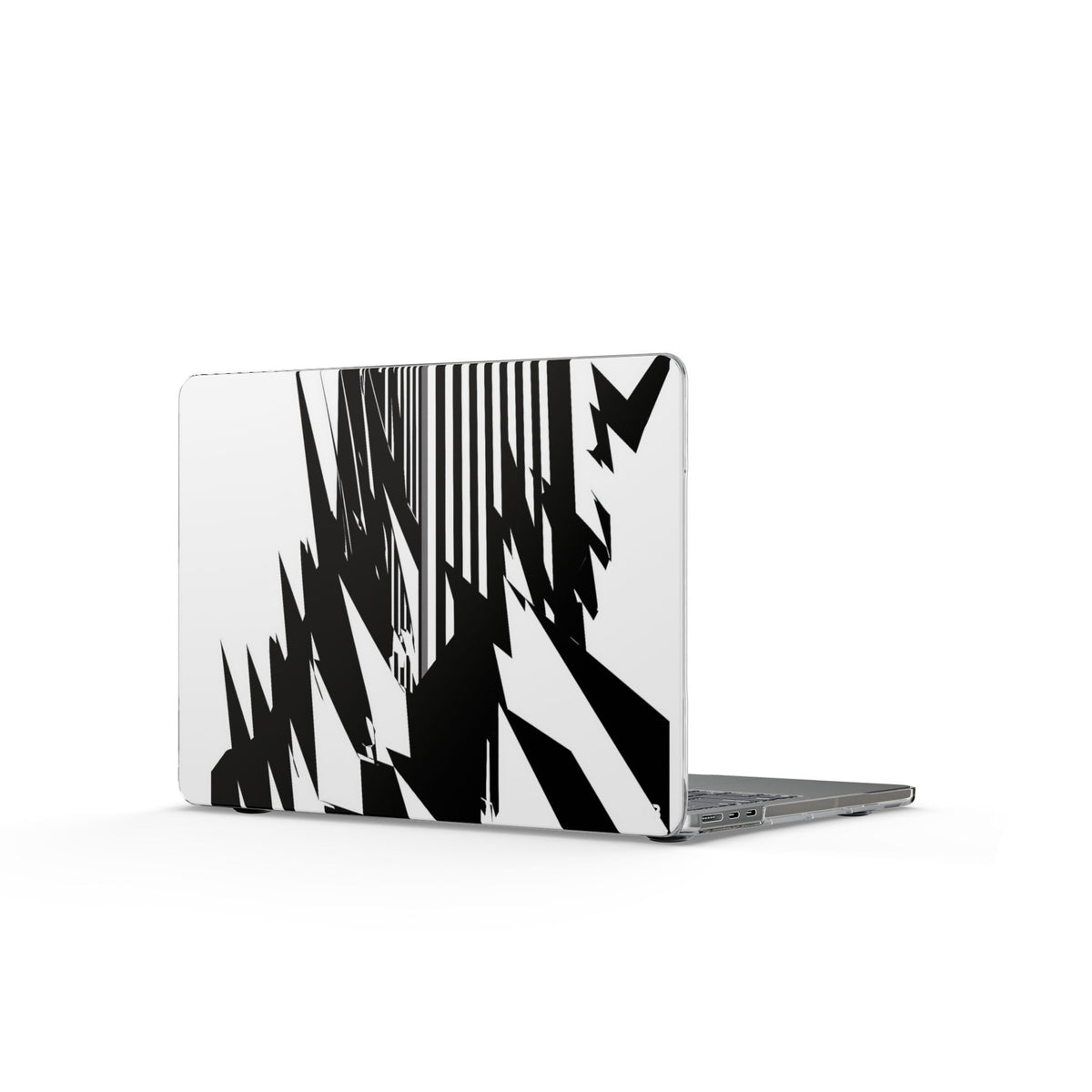 Orbital Spire · Clear Hard Case for MacBook · Black