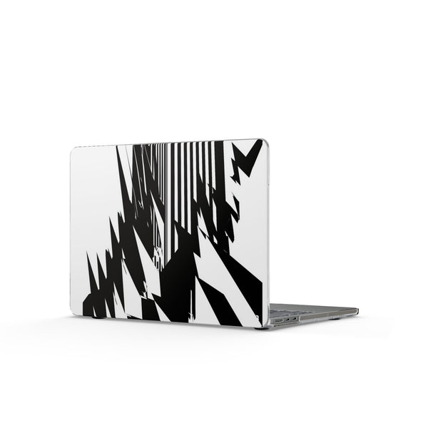 Orbital Spire · Clear Hard Case for MacBook · Black