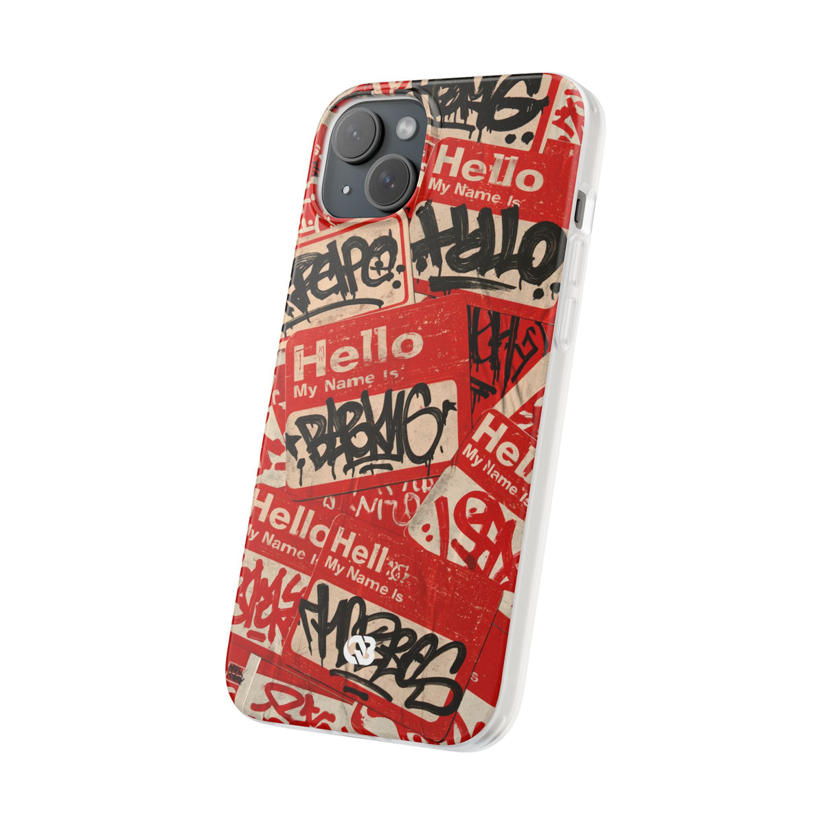 Slap Tag Collage · Lite Phone Case for iPhone · Red