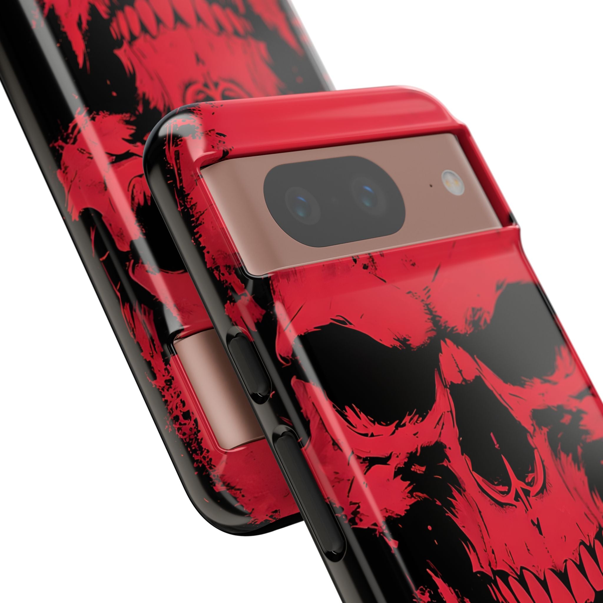 Crimson Street Skull · Tough Phone Case for Google Pixel