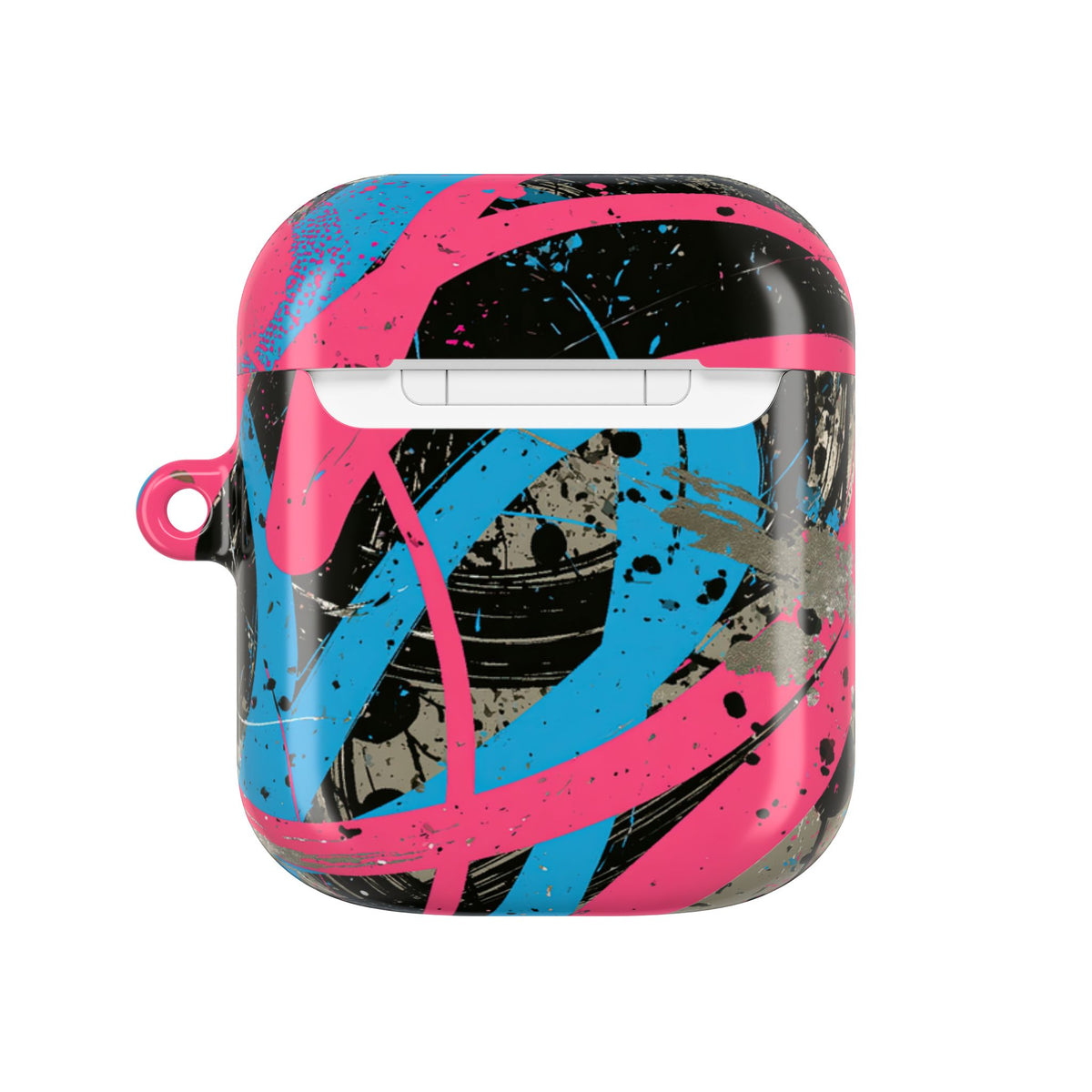 Cyber Splatter Flow · Hard Case for AirPods & AirPods Pro · Pink