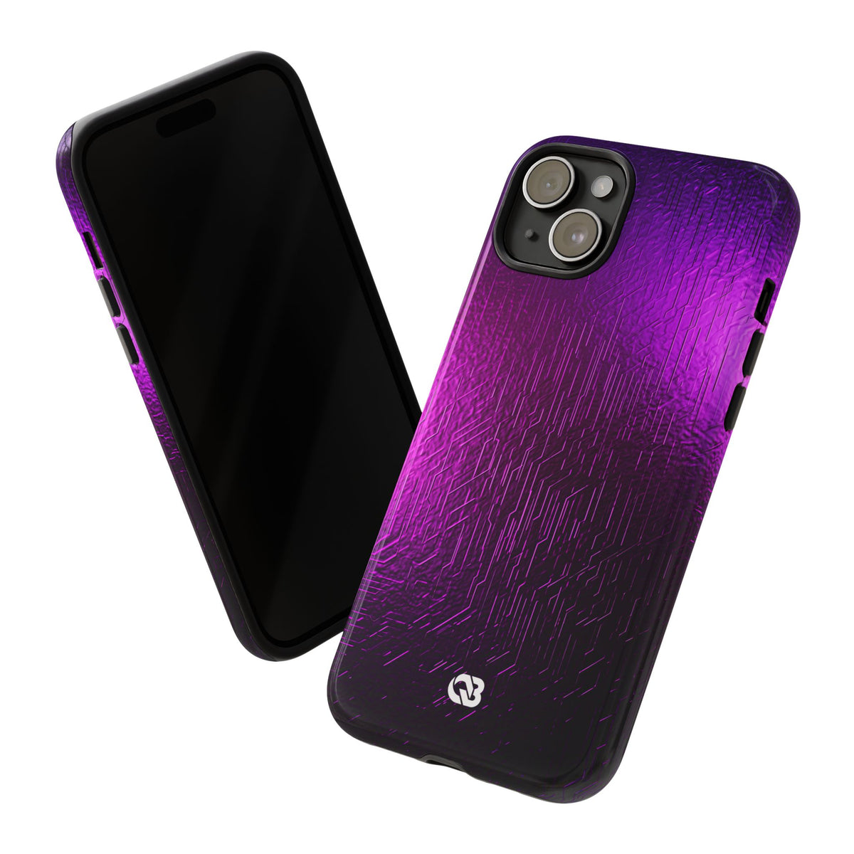 Violet Cyber Circuit · Tough Phone Case for iPhone · Purple