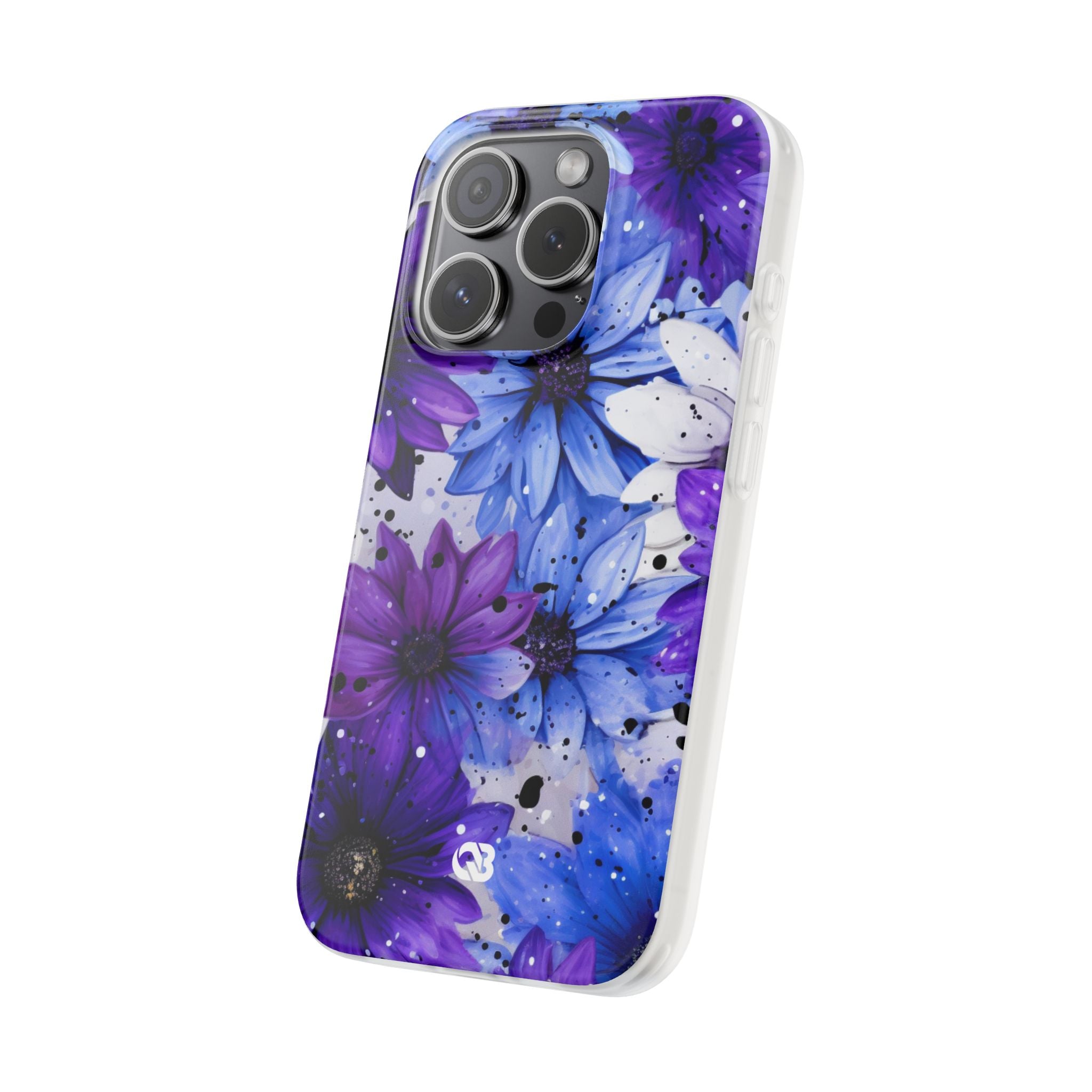 Ink Splatter Blooms · Soft Coque de téléphone pour iPhone