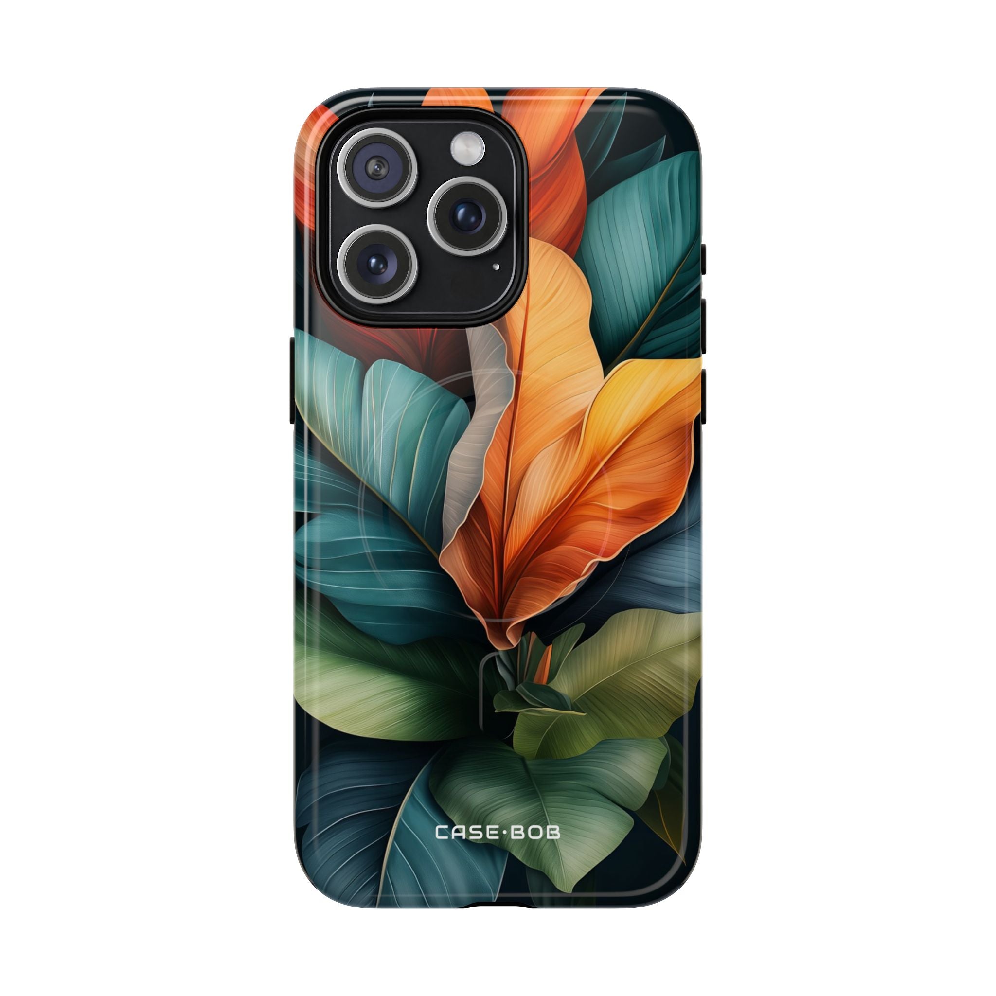 Tropical Leafburst iPhone 15 Pro Max Case - Tough+