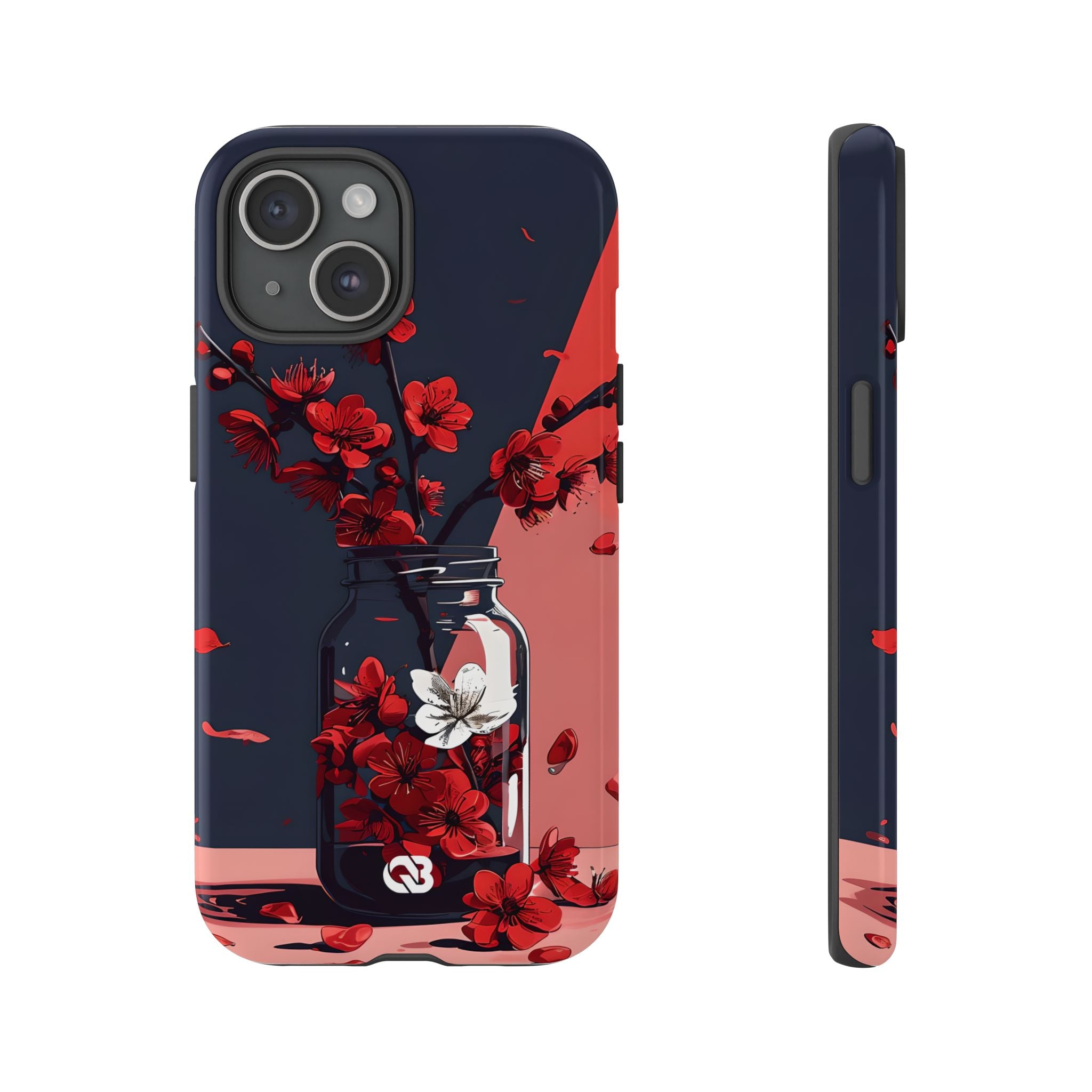 Crimson Blossom Jar · Tough Phone Case for iPhone