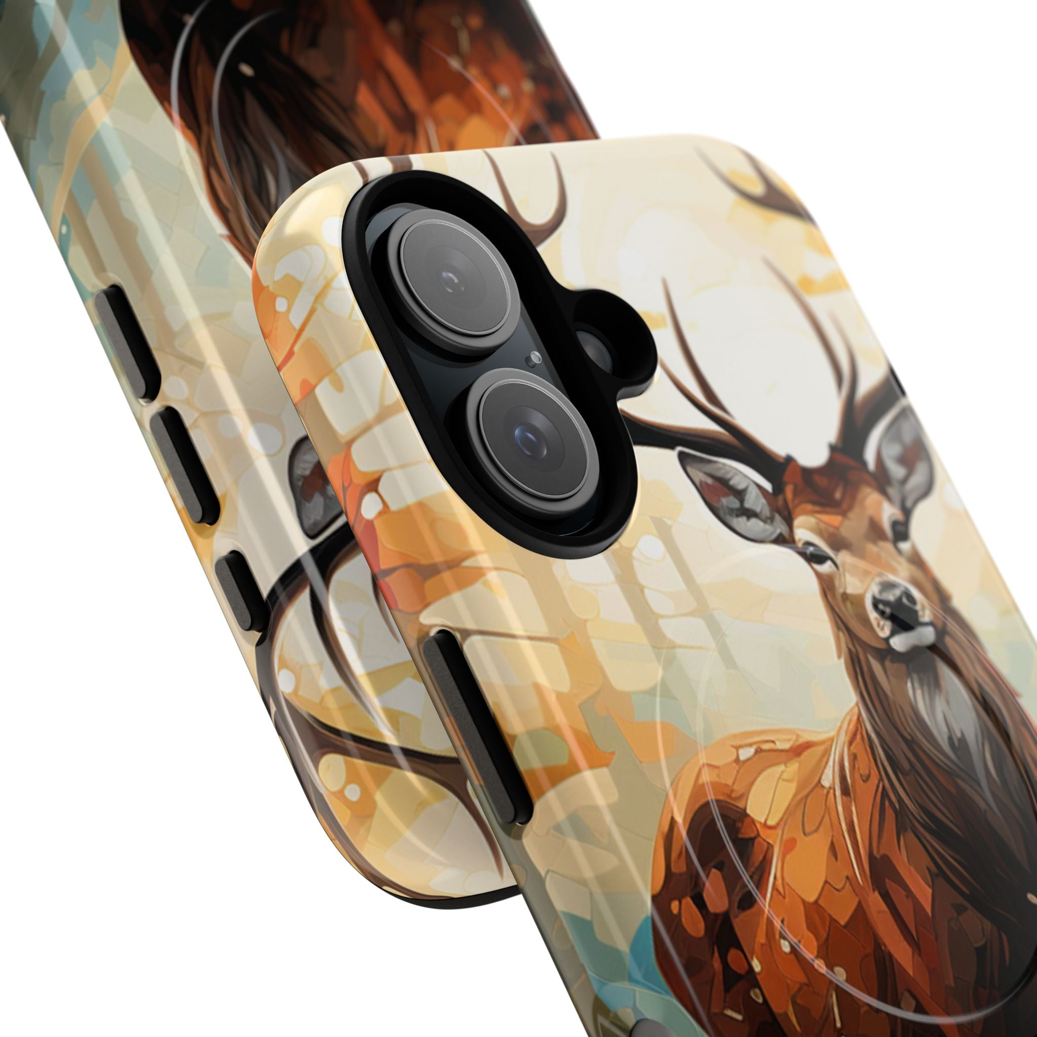 Glowing Stag iPhone 16 Case - Tough+ - CASE•BOB