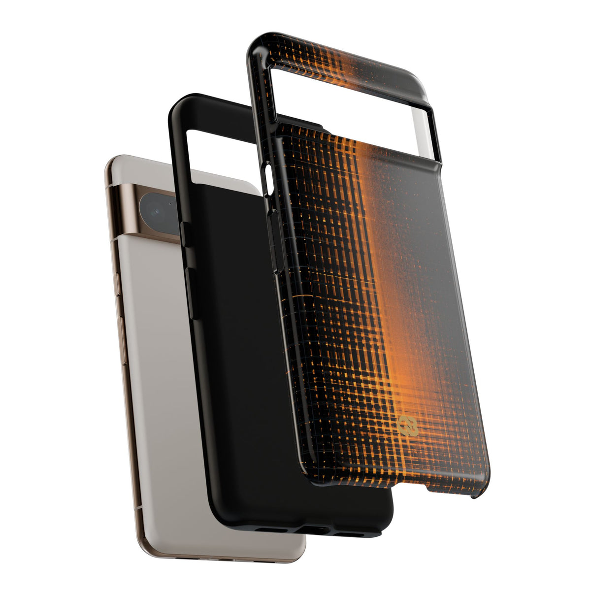 Amber Frequency · Tough Phone Case for Pixel · Orange
